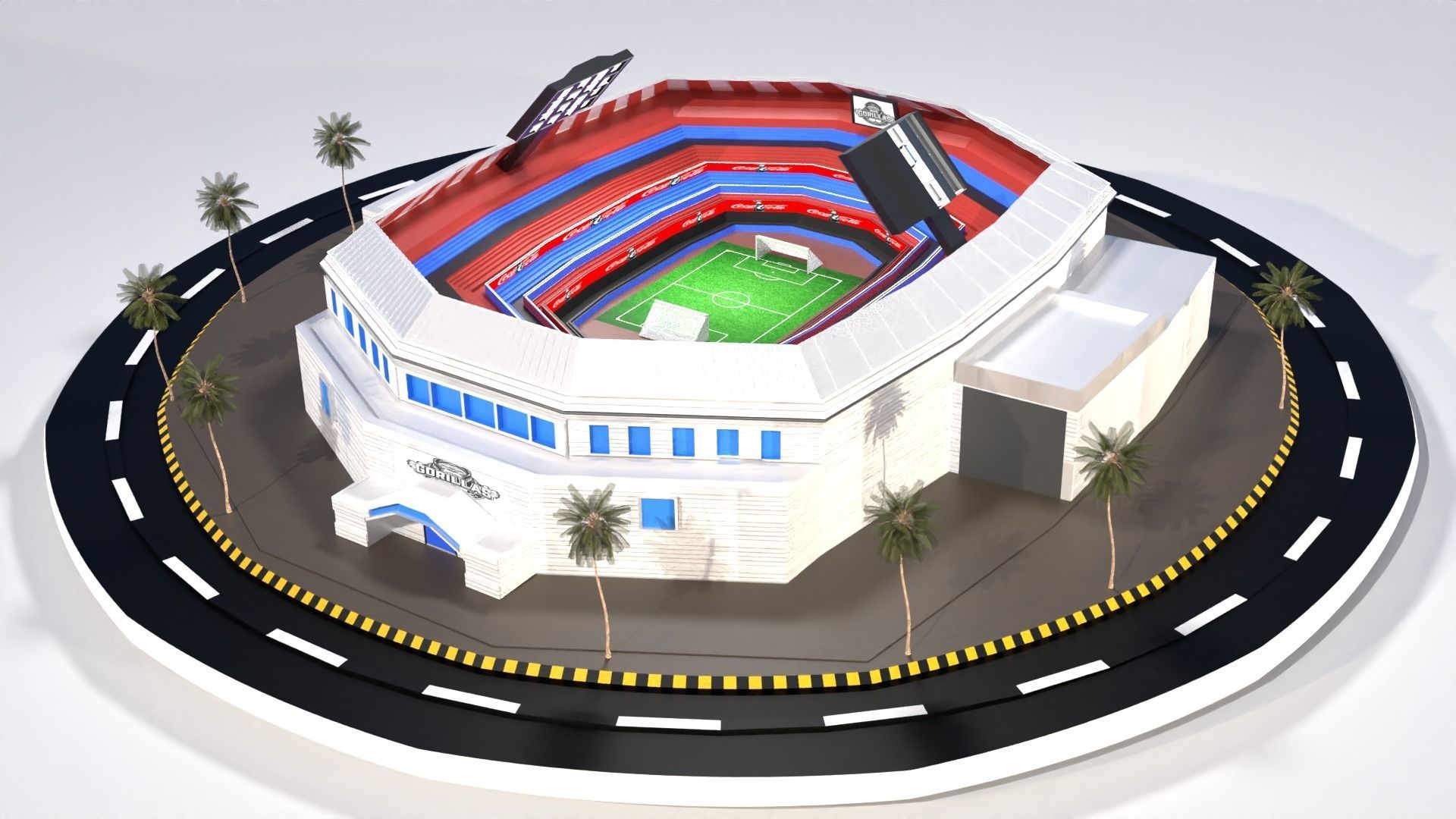 Soccer-Stadium 3D Model stadium free 3D model | CGTrader