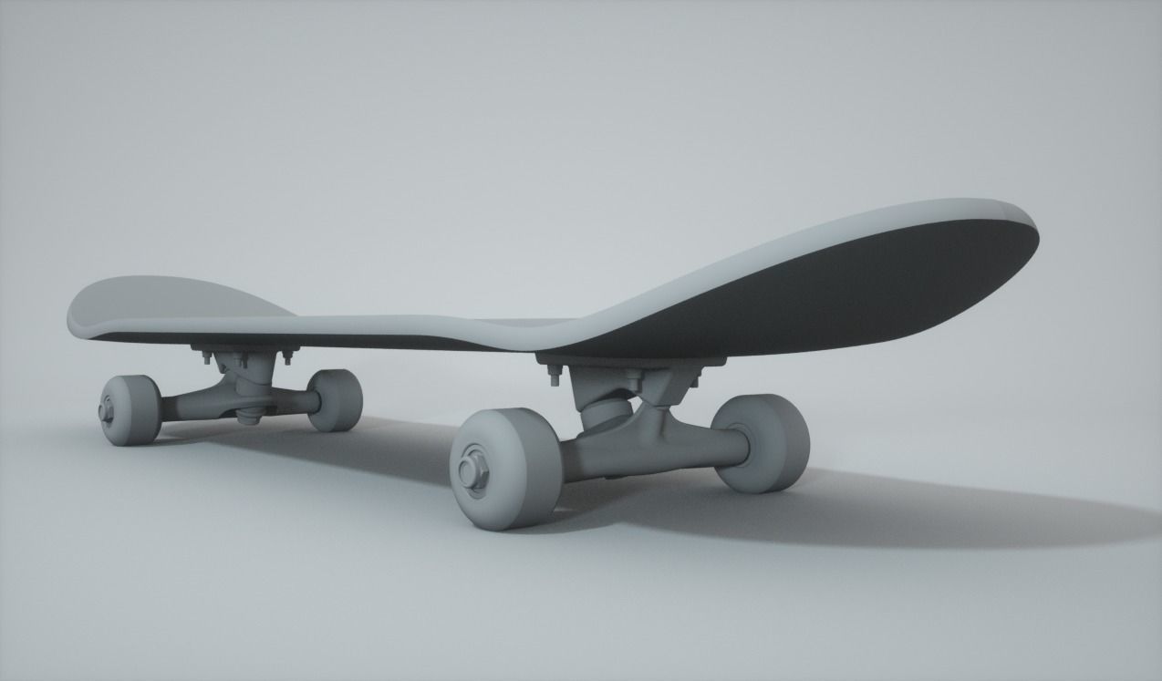 Skateboard 8inch 3D model 3D printable | CGTrader