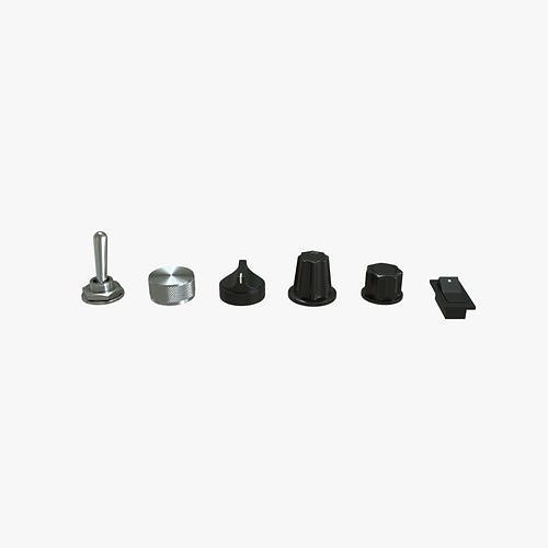 Knobs and Switches 3D model