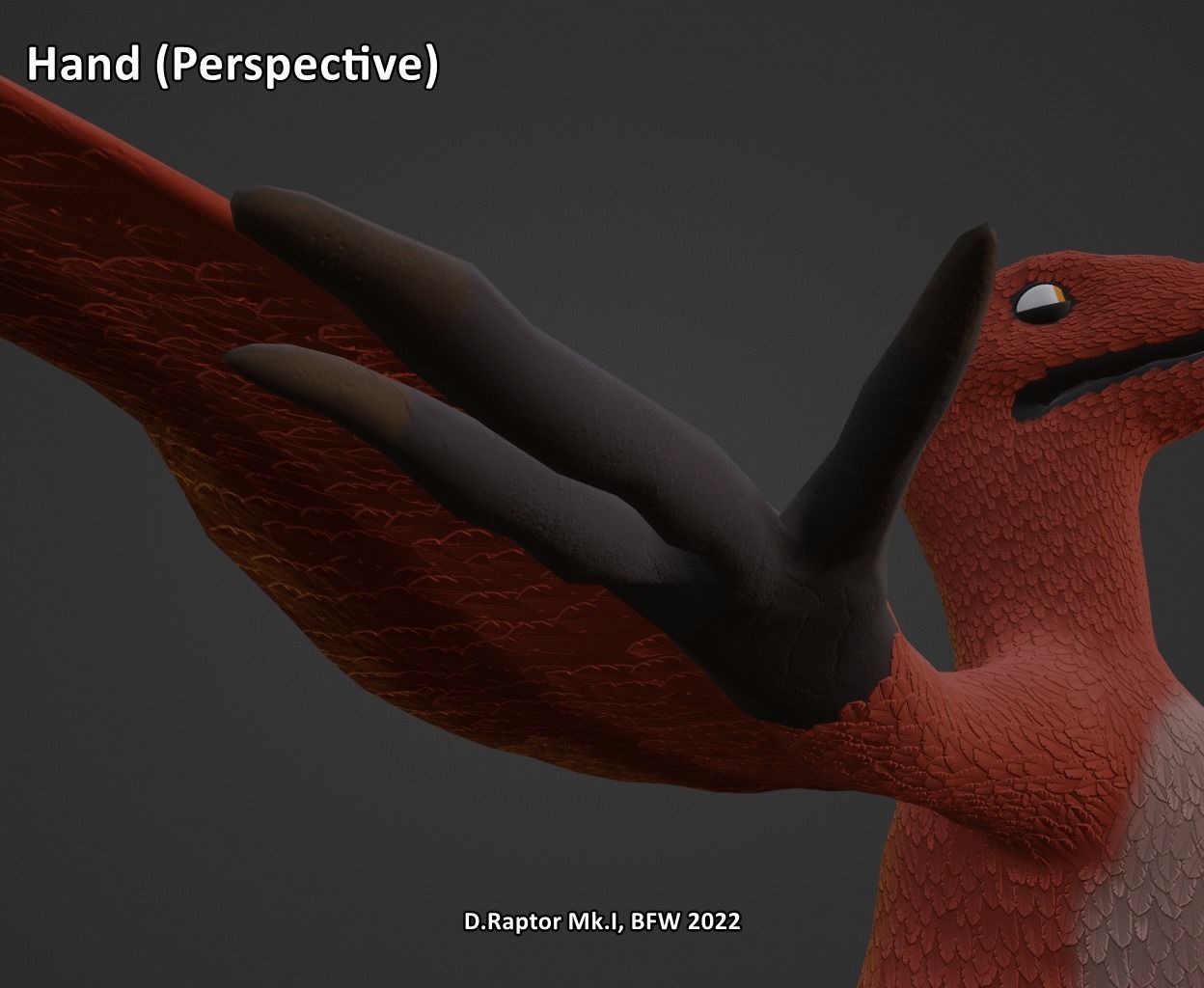 3D model Deinonychus Raptor Mk I for VRChat VR / AR / low-poly | CGTrader