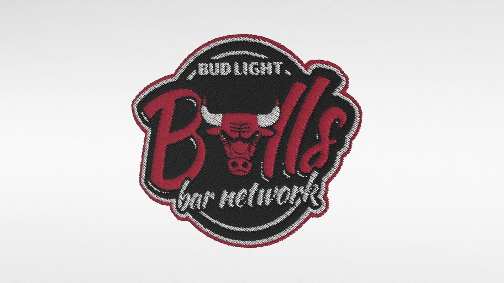 3D model Embroidered Patch Chicago Bulls VR / AR / lowpoly CGTrader