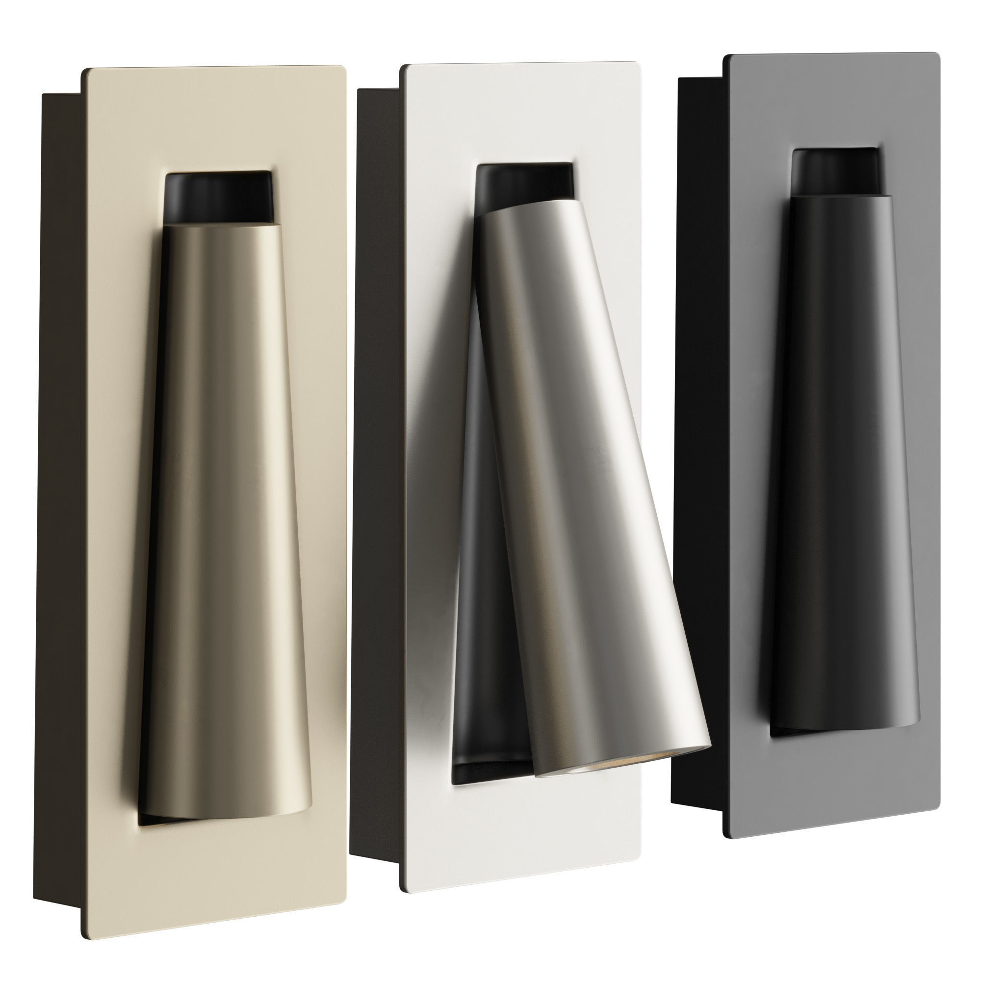 Leds C4 Gamma Recessed Wall Light 3D model CGTrader