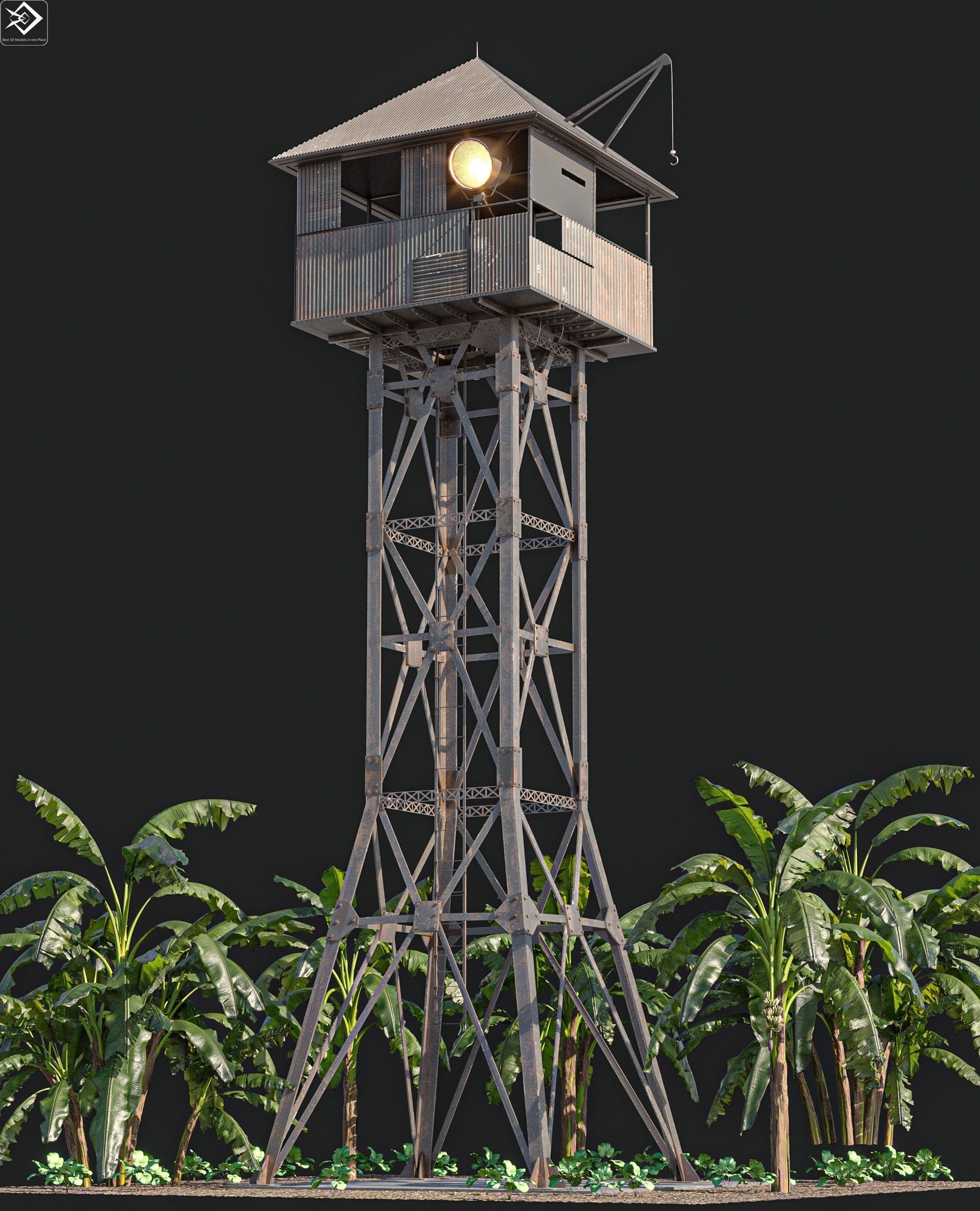 3D model Watchtower VR / AR / low-poly | CGTrader