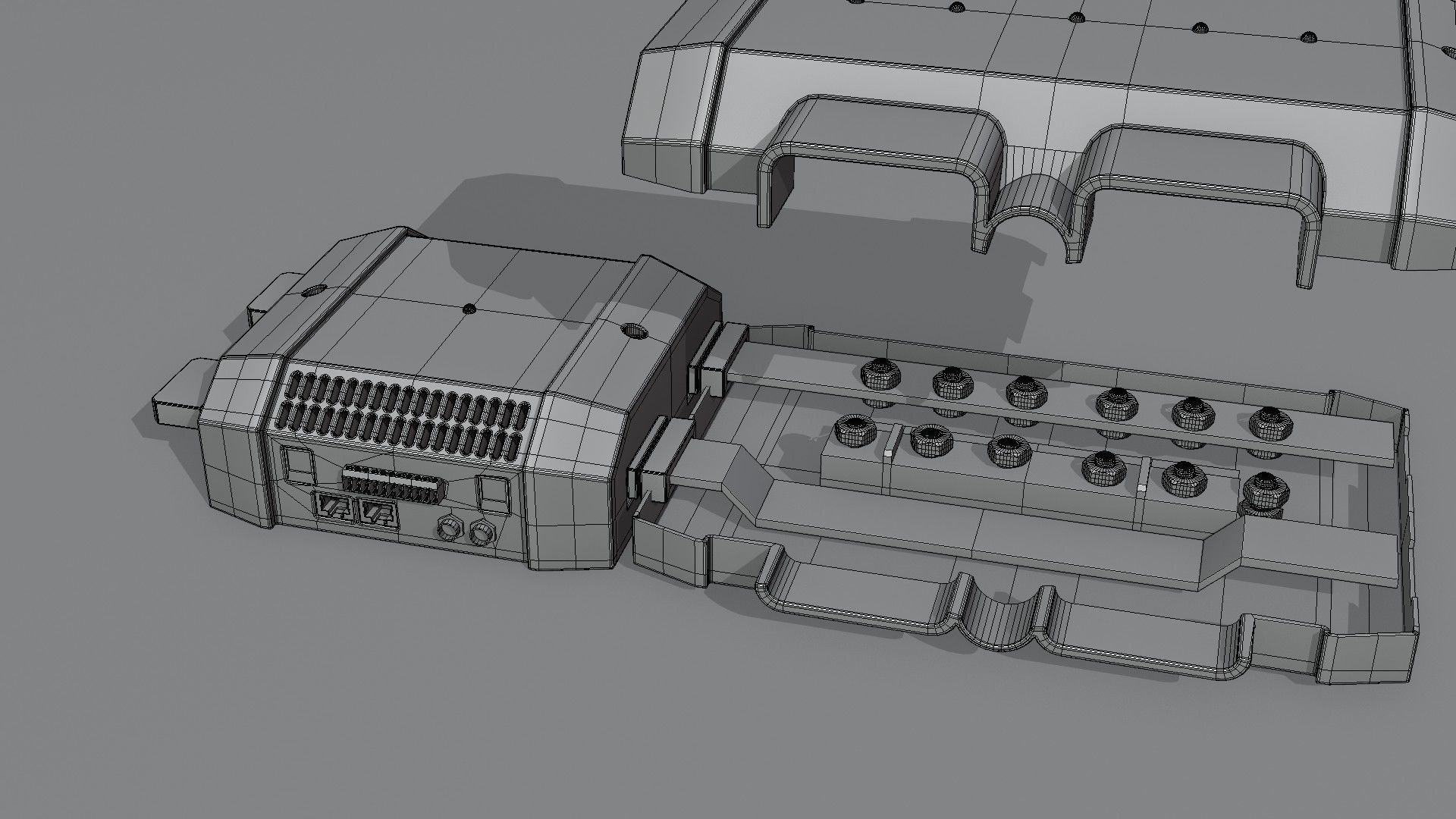 3D model Victron Energy Lynx Smart BMS and Lynx Distributor VR / AR