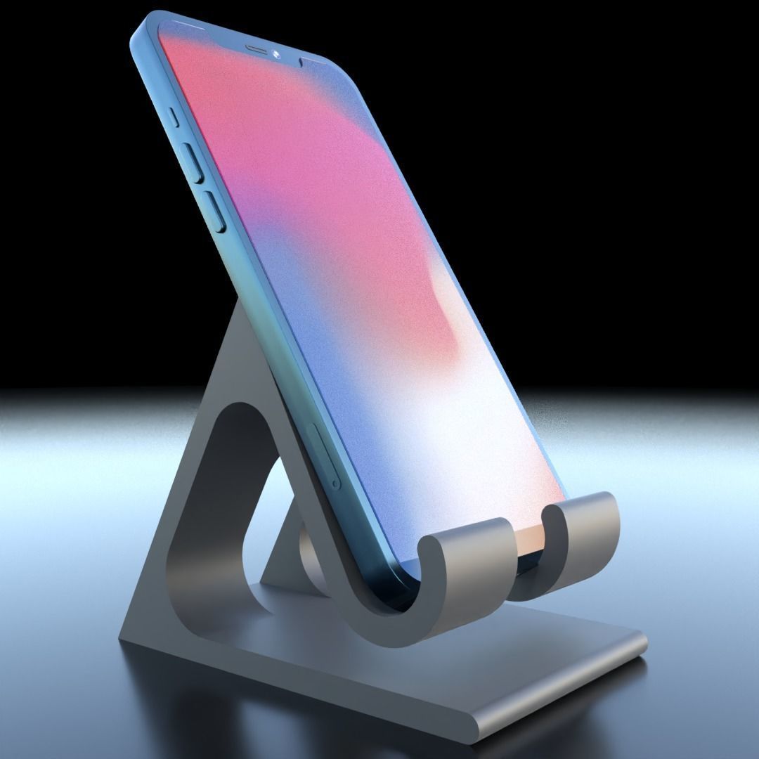 CELL PHONE STAND 3D model 3D printable CGTrader
