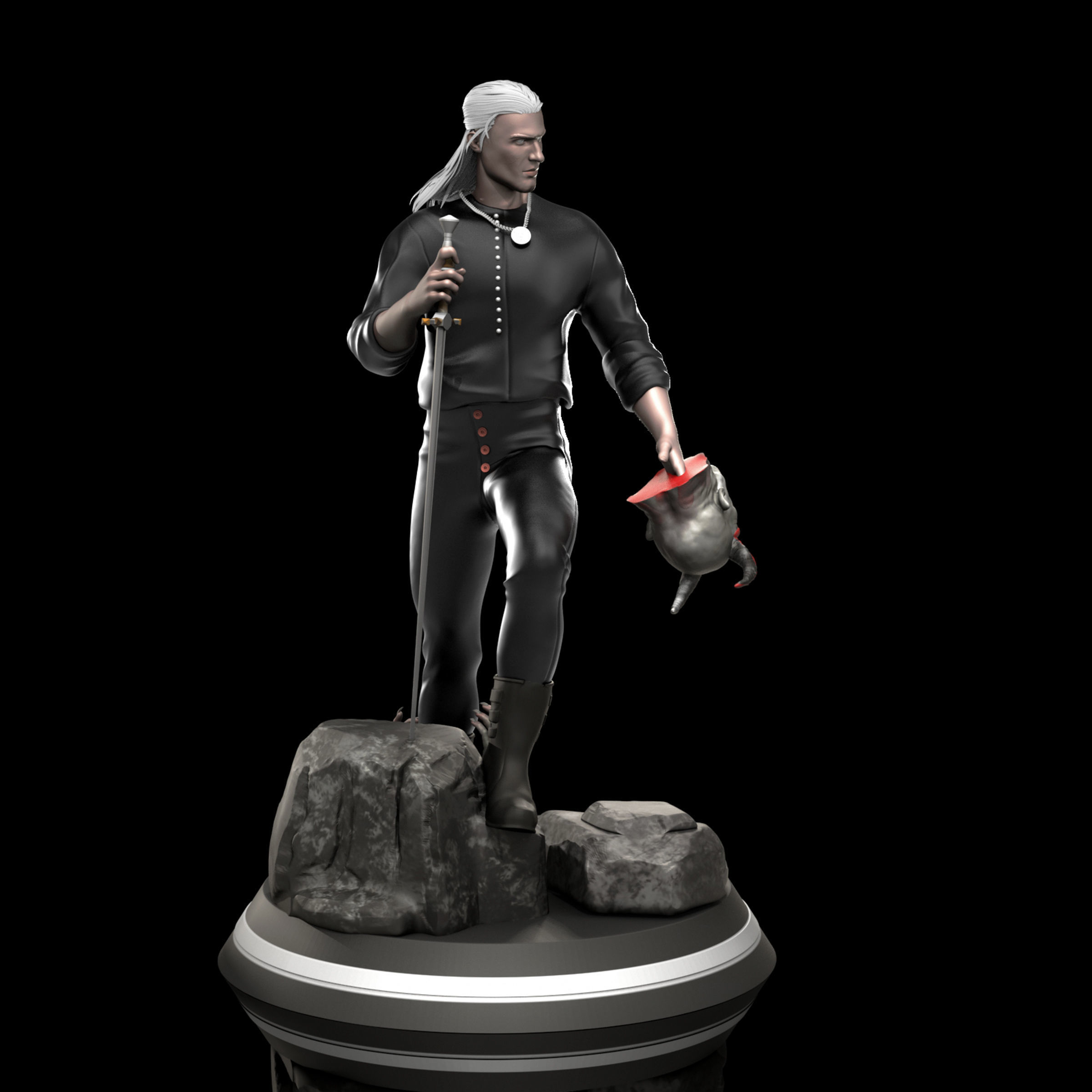 The Witcher 3D Printable free 3D model 3D printable | CGTrader