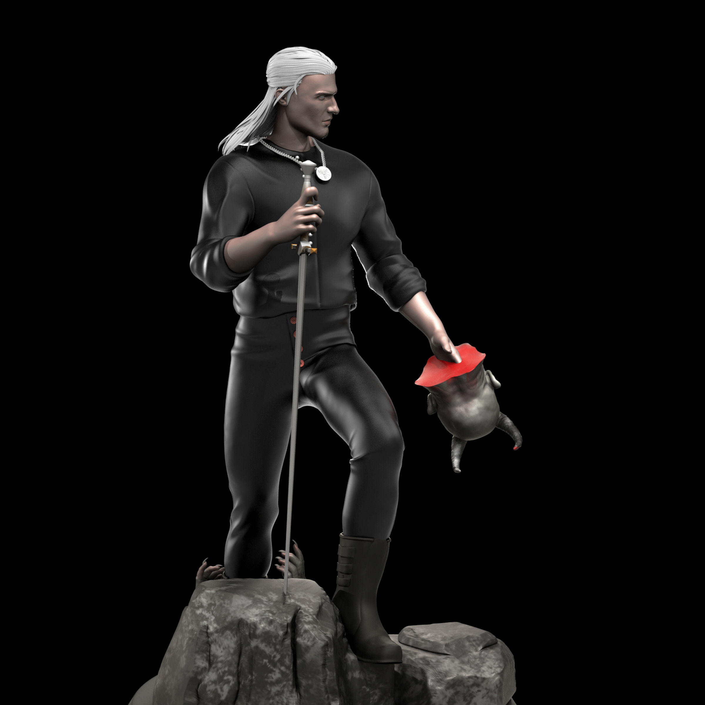 The Witcher 3D Printable free 3D model 3D printable | CGTrader