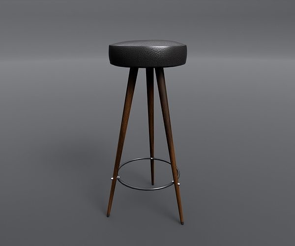 Stool three sizes Family for Revit 3D model CGTrader