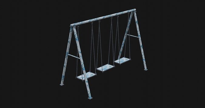 Swing Low-poly 3D model