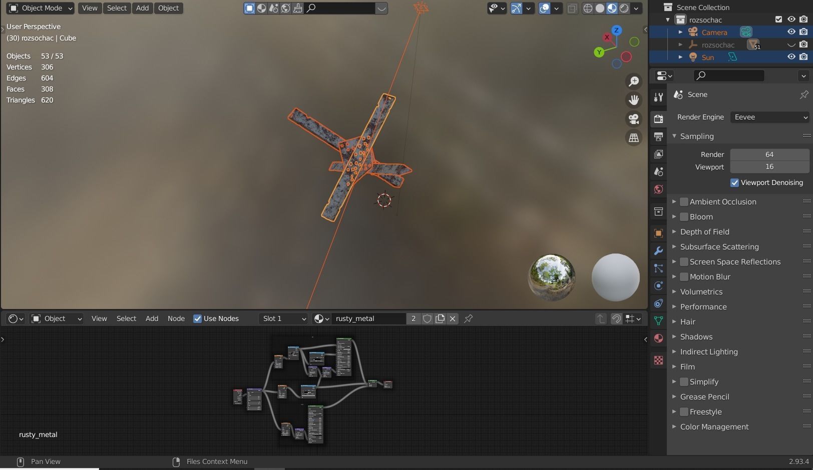 3D model Army Hedgehog Roadblock Obstacle VR / AR / lowpoly CGTrader