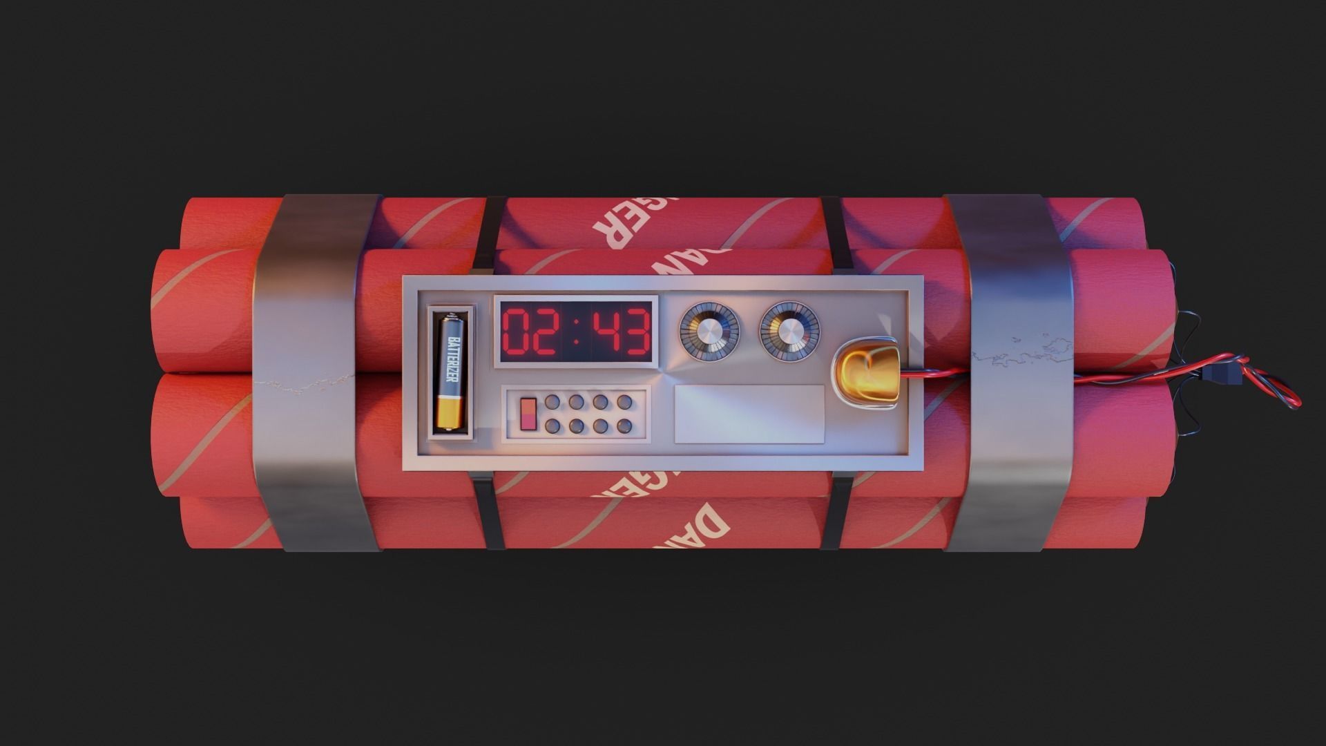 Improvised Explosive Device free 3D model CGTrader