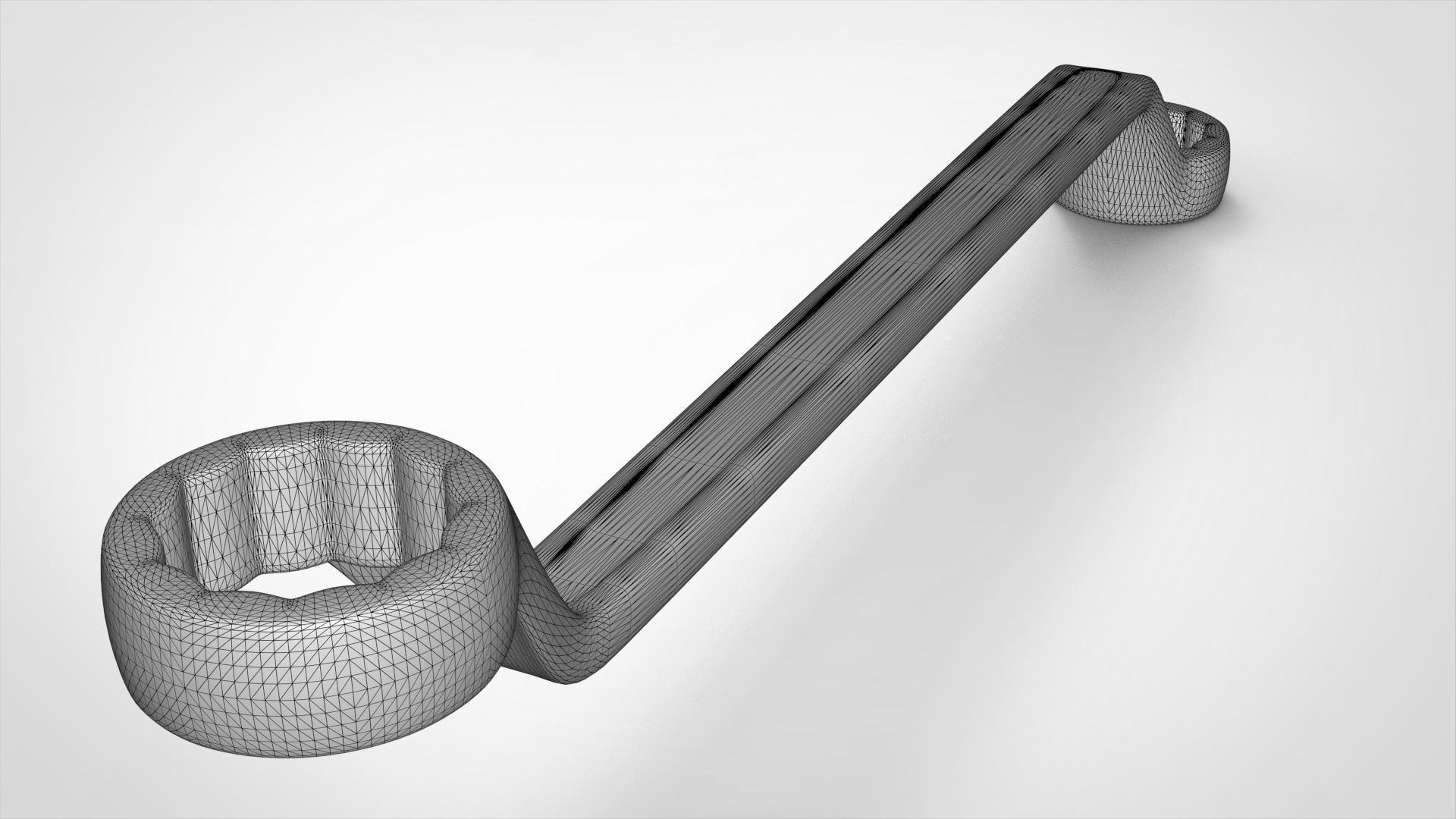 Box Wrench 3D model CGTrader