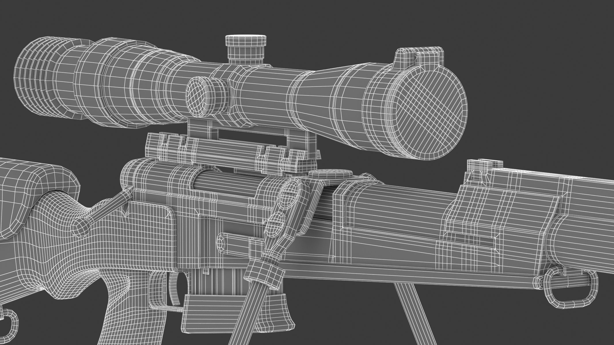 FR F2 sniper rifle 3D model | CGTrader