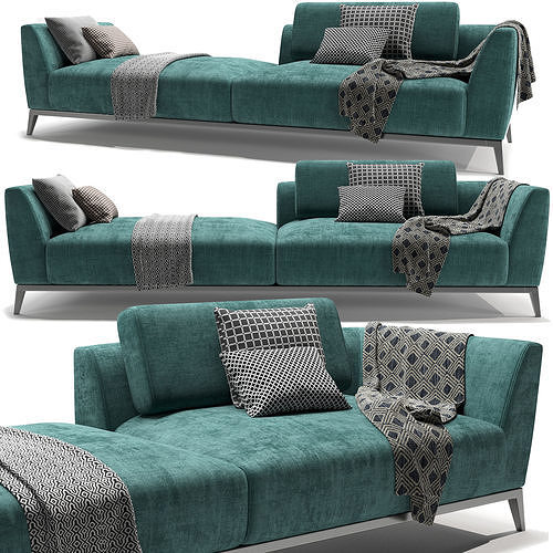 Flou Olivier sofa 02 3D model