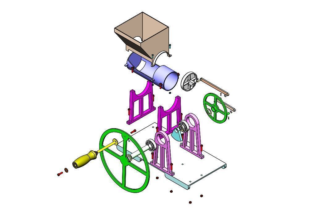 CAN CRUSHER SOLIDWORKS FILE 3D model 3D printable CGTrader
