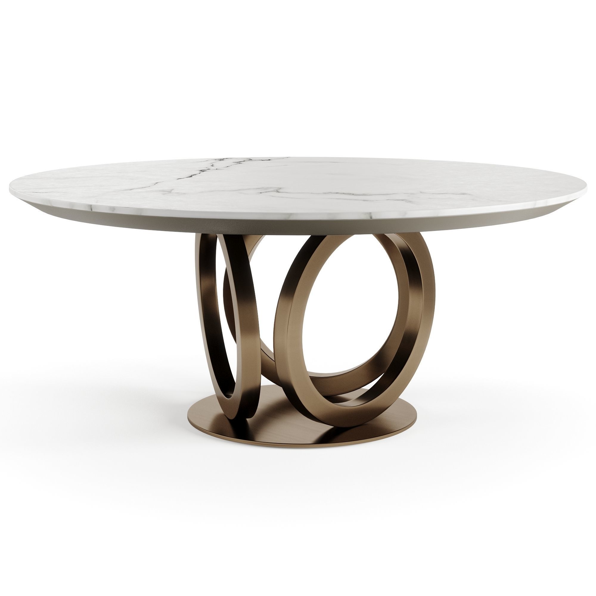 FENDI CASA GALILEO MARBLE DINING TABLE 3D model CGTrader