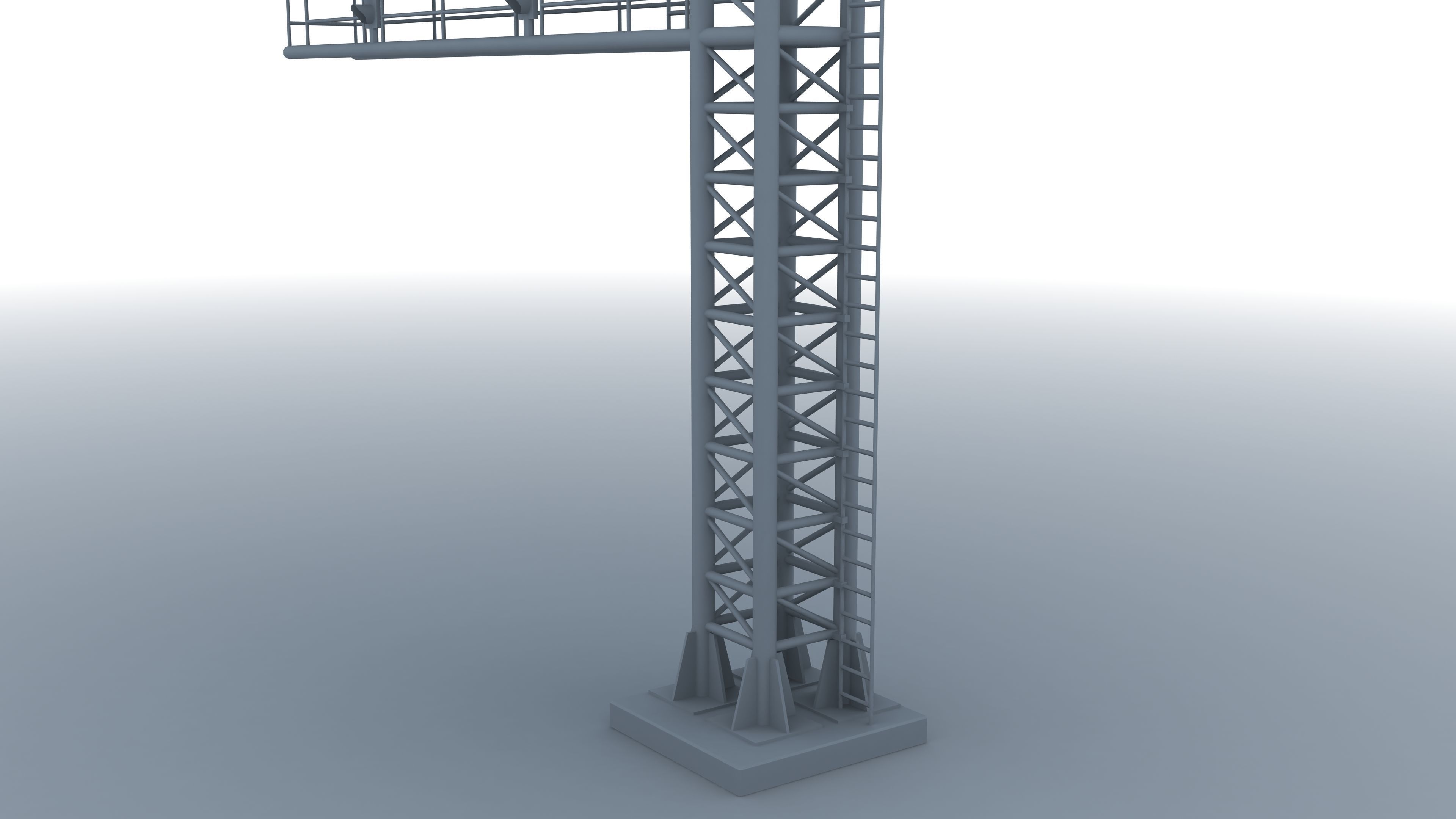 Train Signals Gantry 3D model CGTrader