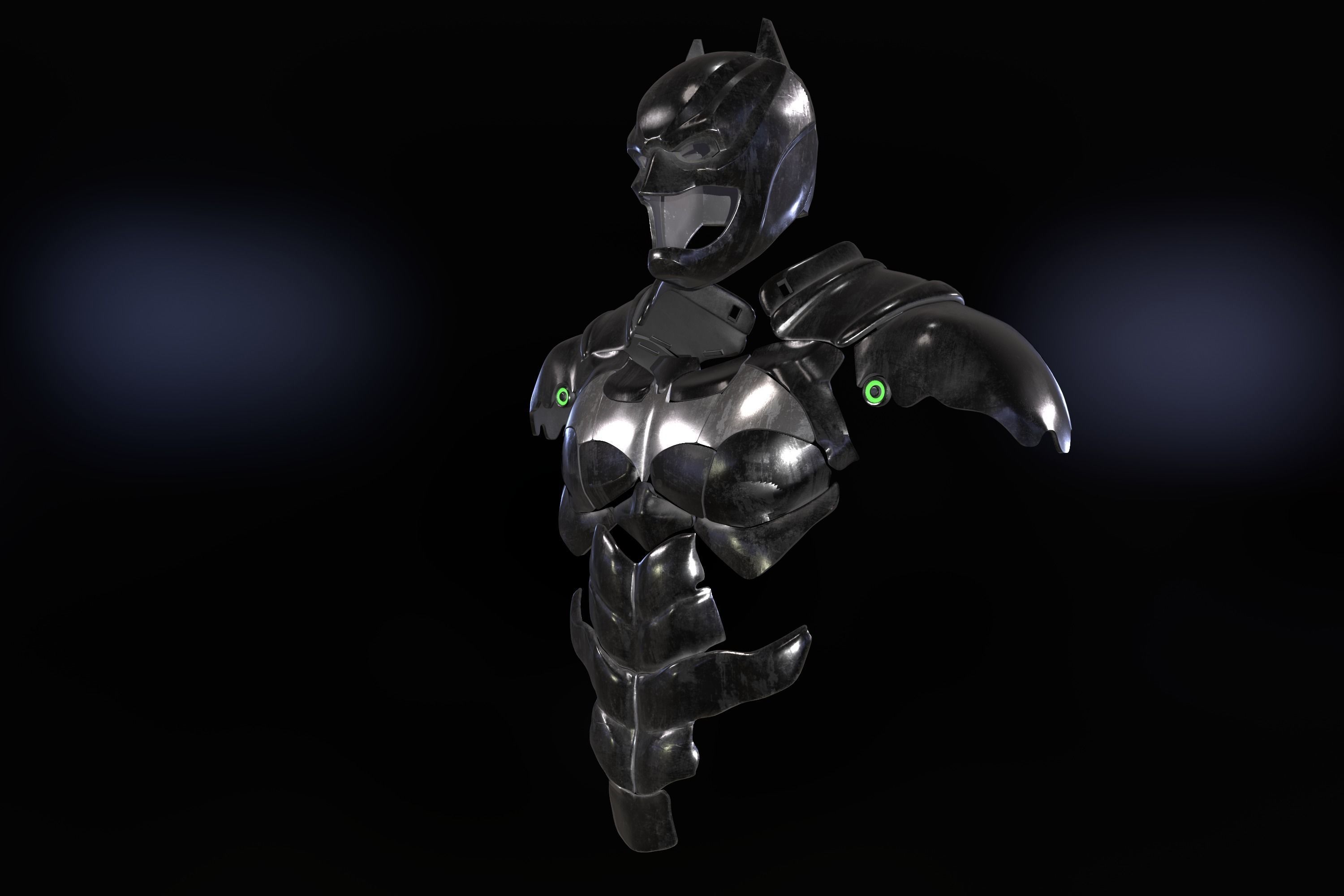 Bat Armor Suit 3D model 3D printable CGTrader