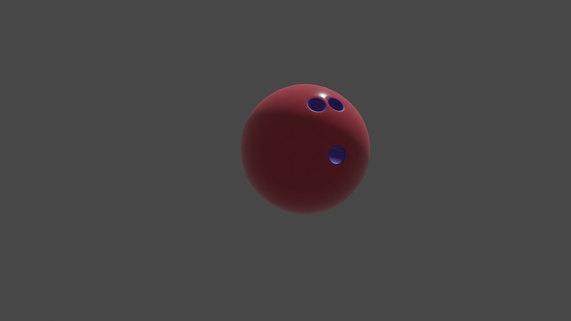 Simple Bowling Ball 3D model CGTrader