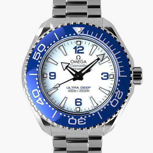 OMEGA Seamaster Watches Clock 3D model CGTrader