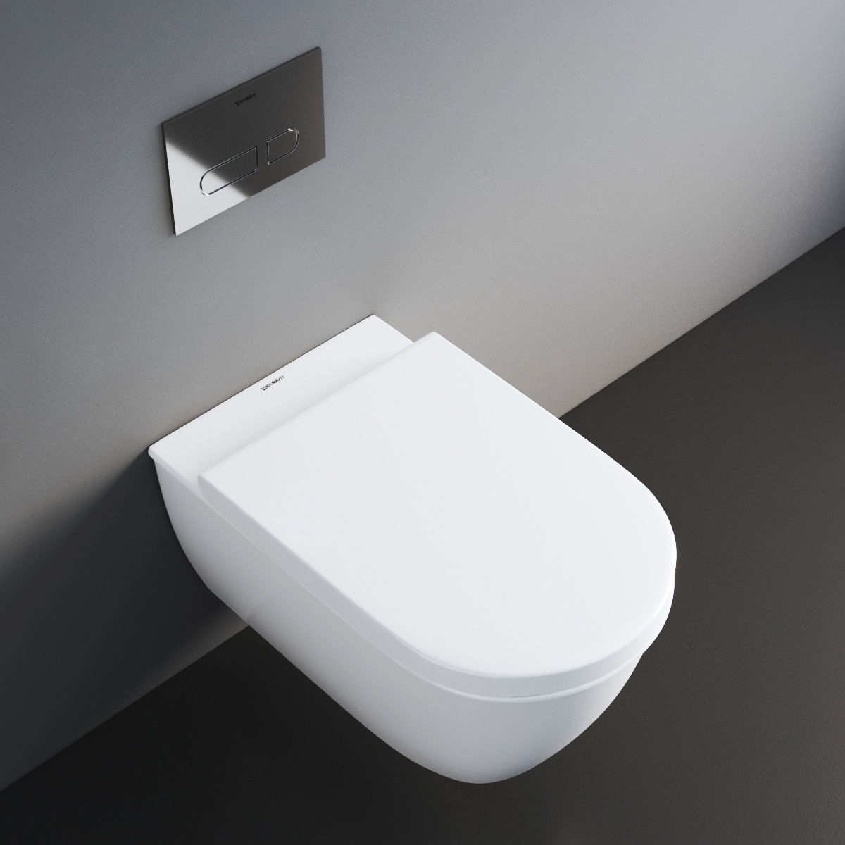 Duravit Darling New Toilet Wall Mounted 3D model CGTrader