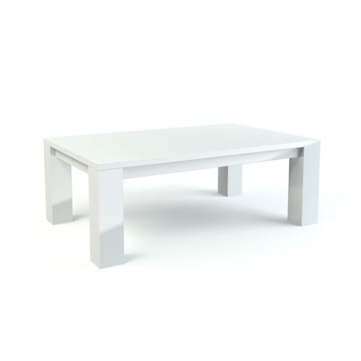 White Modern Table 3D model CGTrader