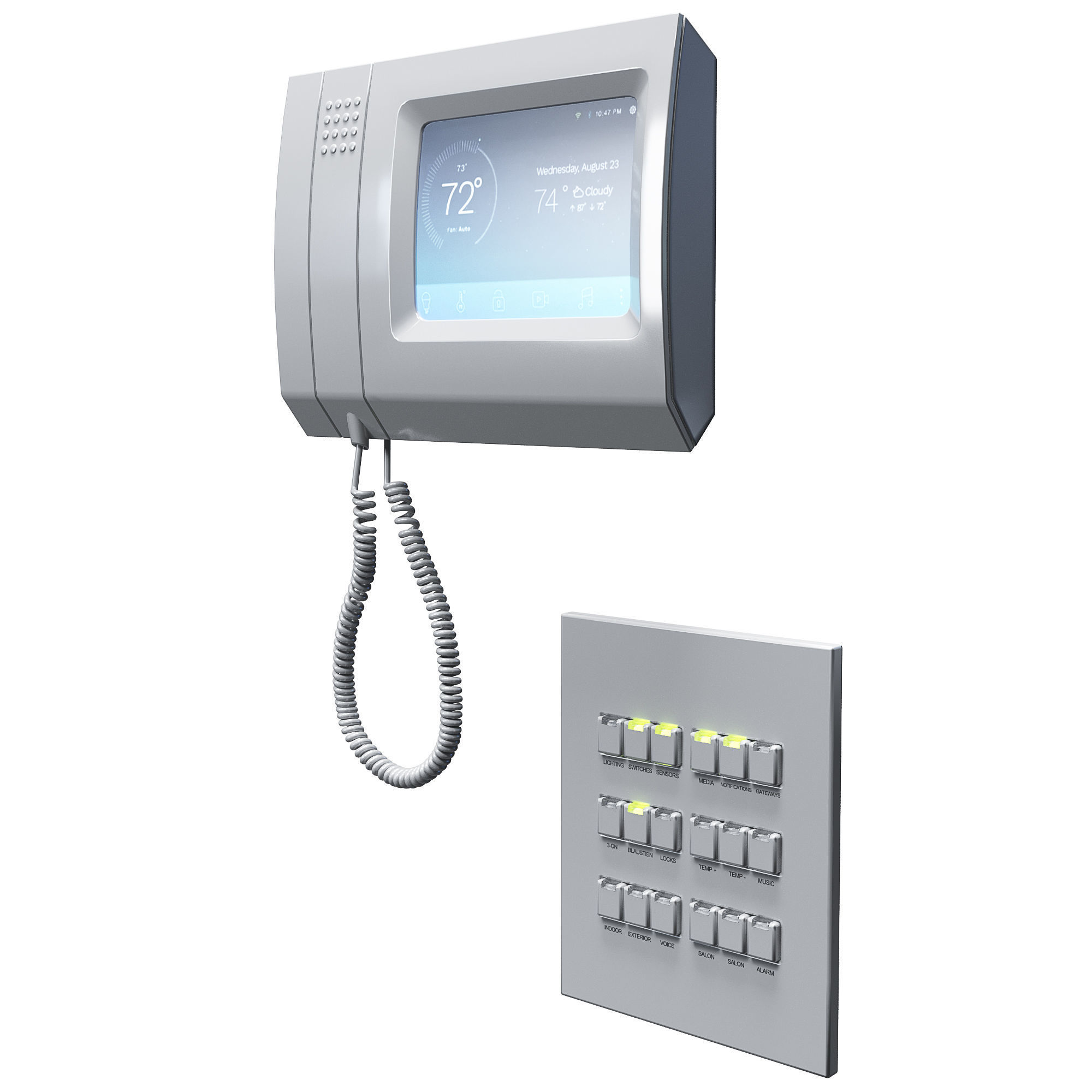 Intercom - Control Panel free 3D model | CGTrader