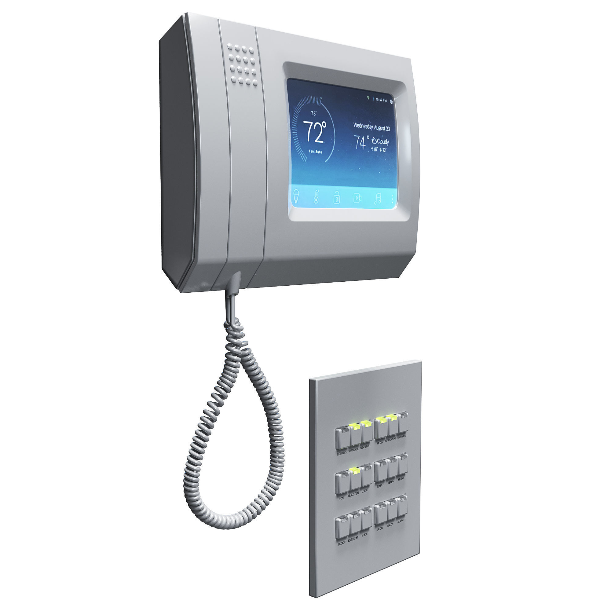 Intercom - Control Panel free 3D model | CGTrader