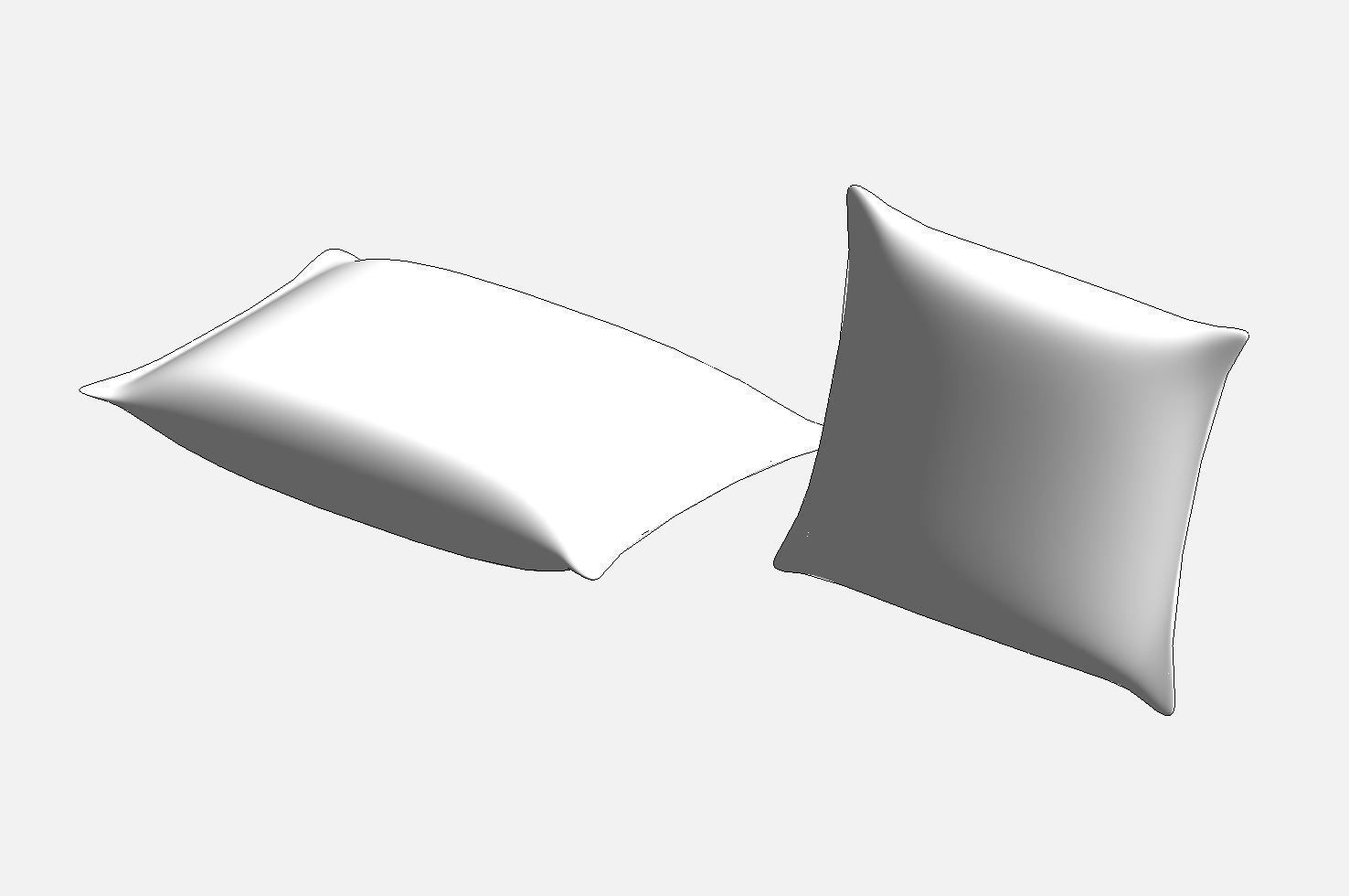 Pillows in Revit free 3D model CGTrader