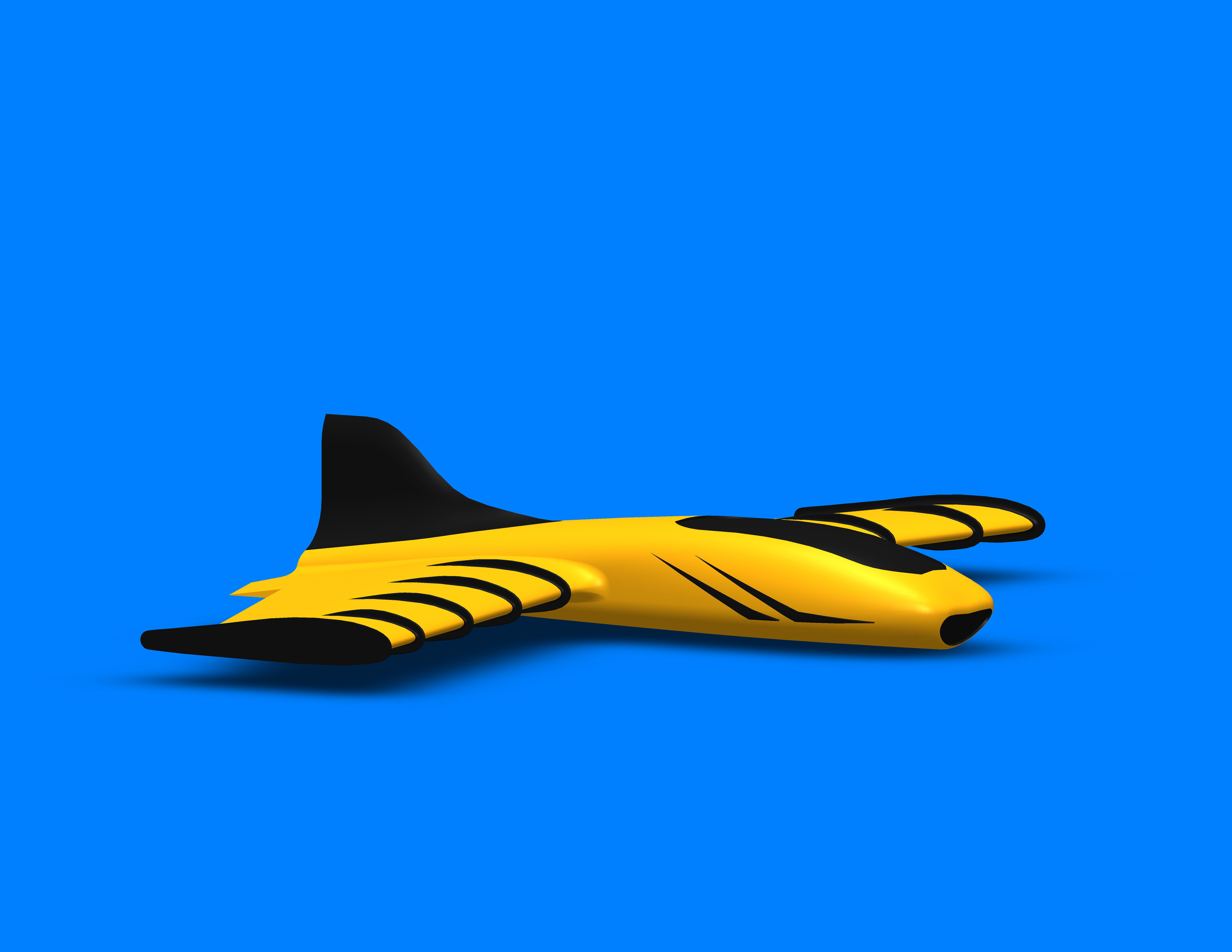 RC SHARK FPV PLANE 3D model 3D printable | CGTrader