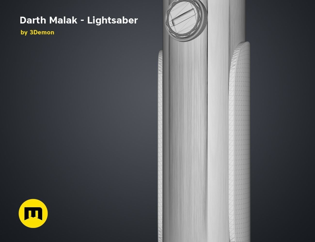 Darth Malak - Armor and Lightsaber Set 3D model 3D printable | CGTrader