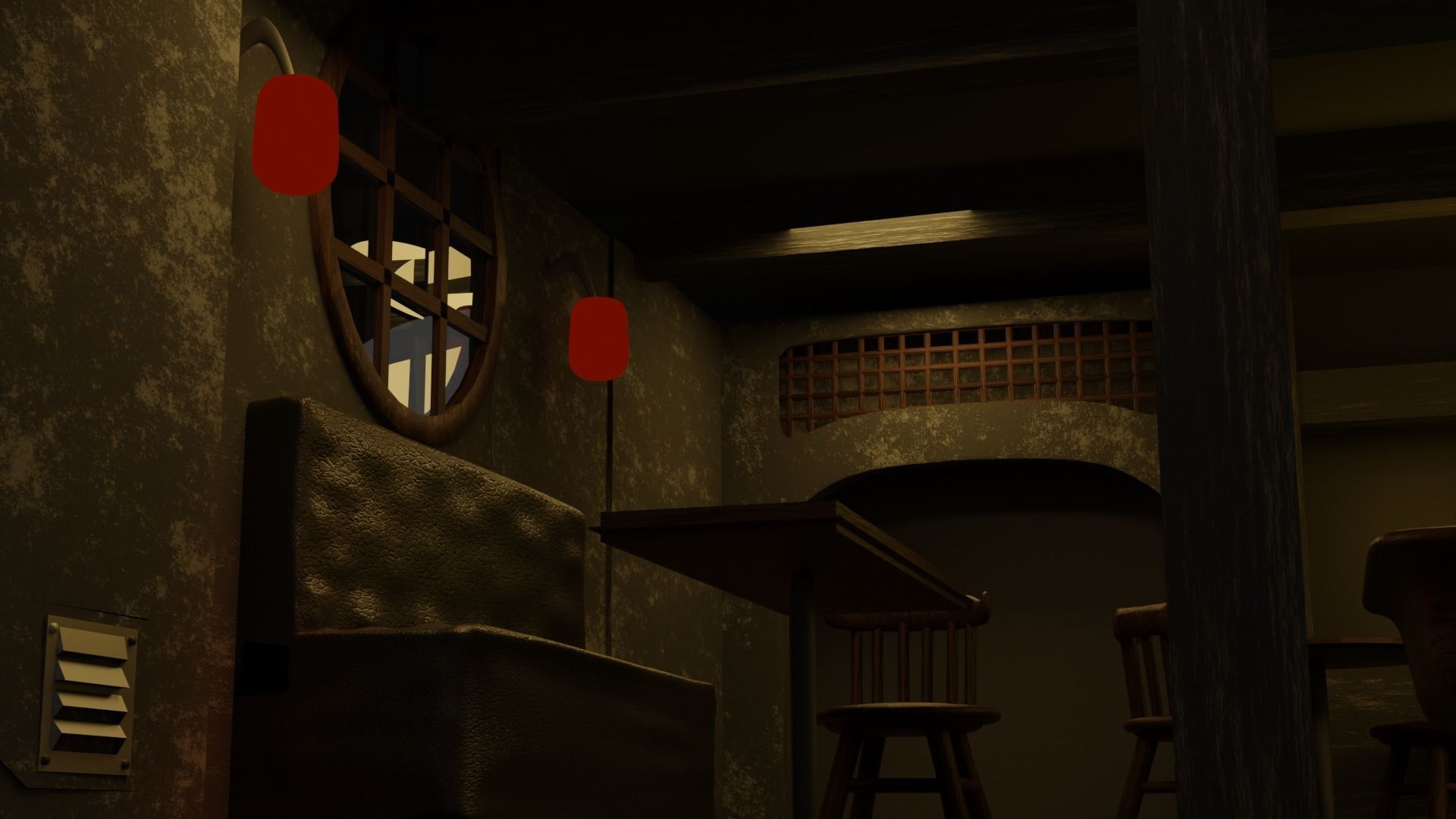 Bar with Pool Table free 3D model CGTrader