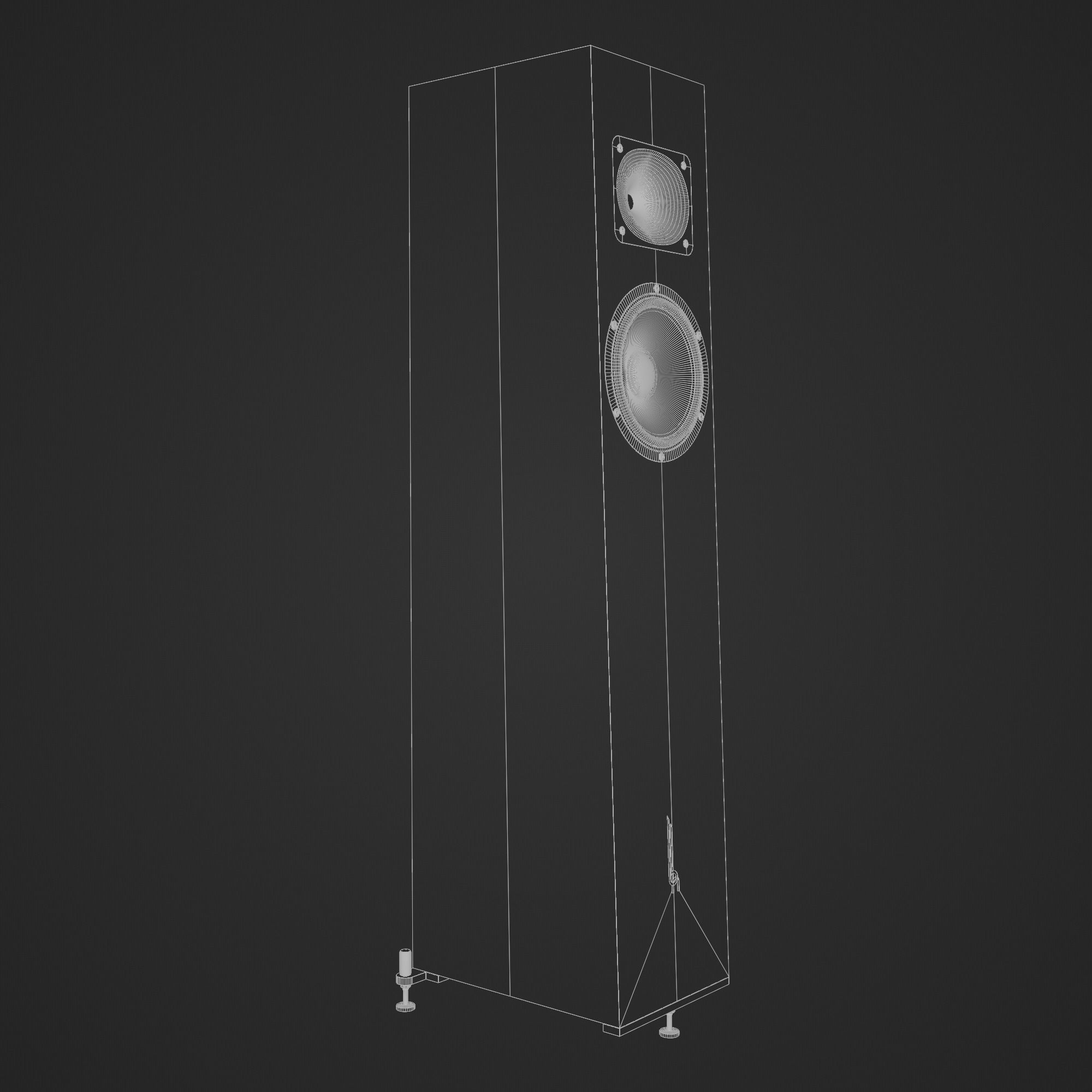 Blumenhofer Acoustics Tempesta 20 Loudspeaker Pair 3D model CGTrader
