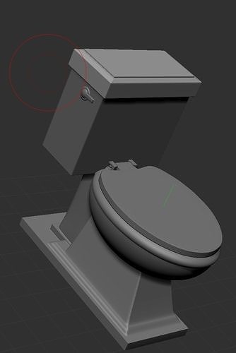 toilet free 3D model 3D printable | CGTrader