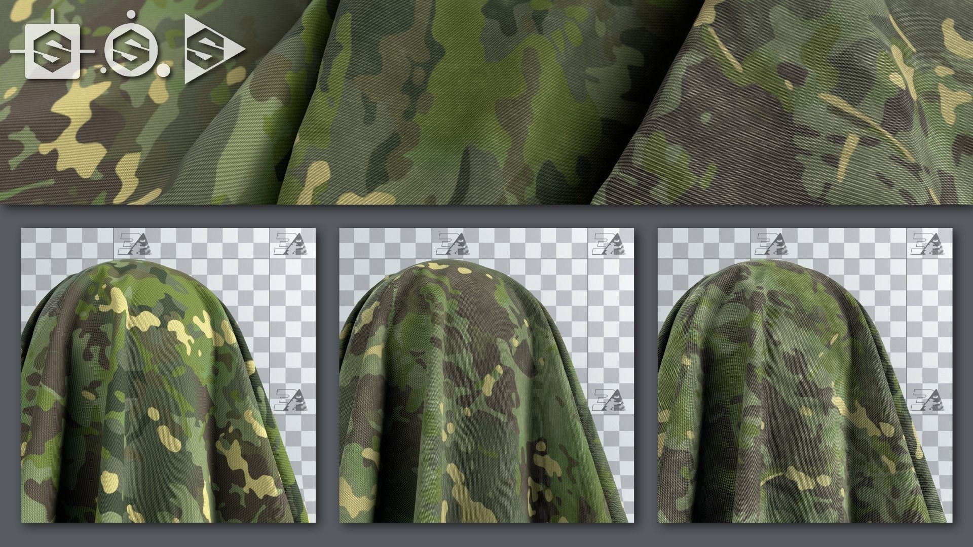 CP Multicam Camo Generator 3D model CGTrader