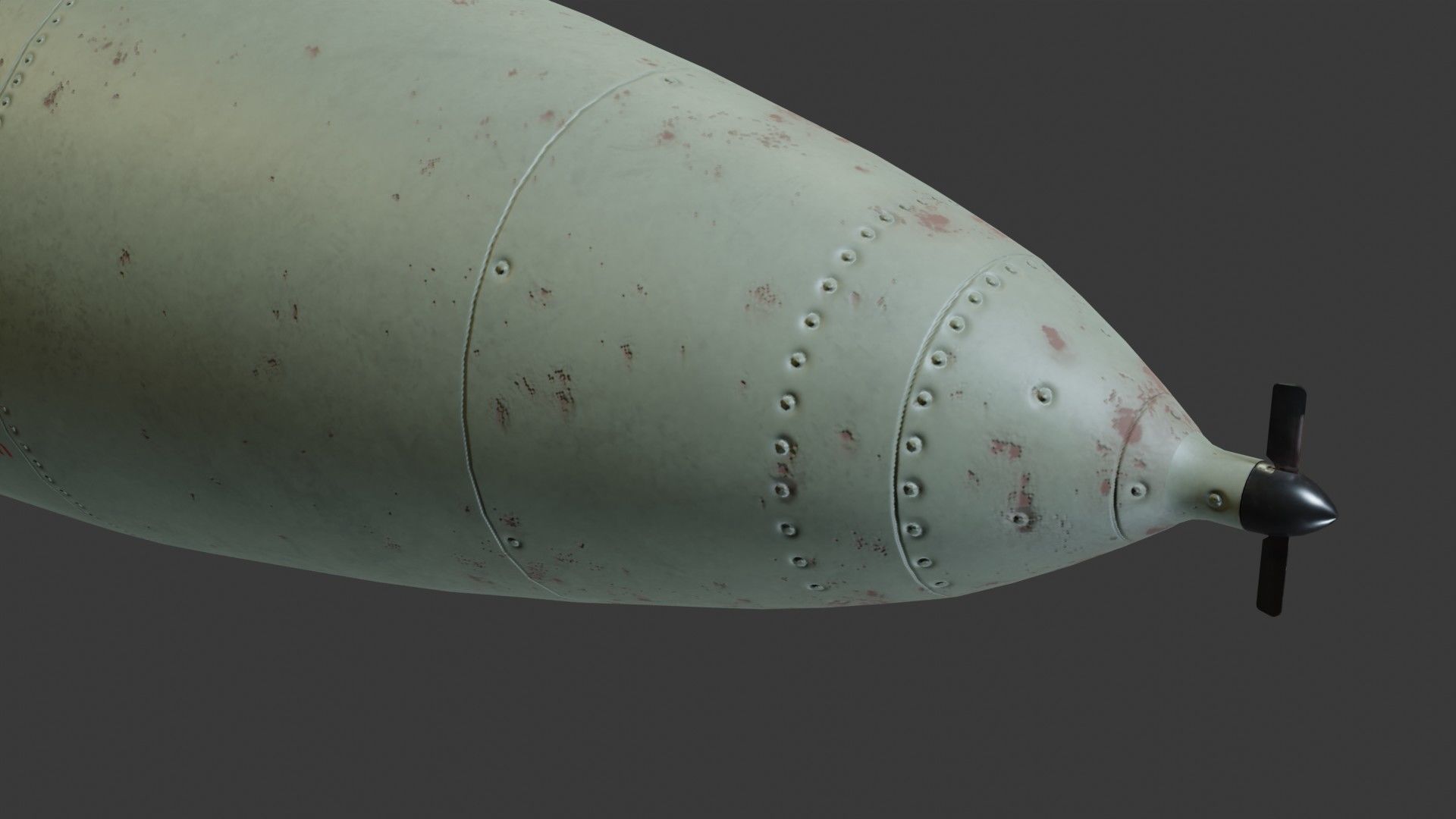 3D model Fieseler Fi 103 V-1 flying bomb or missile VR / AR / low-poly ...