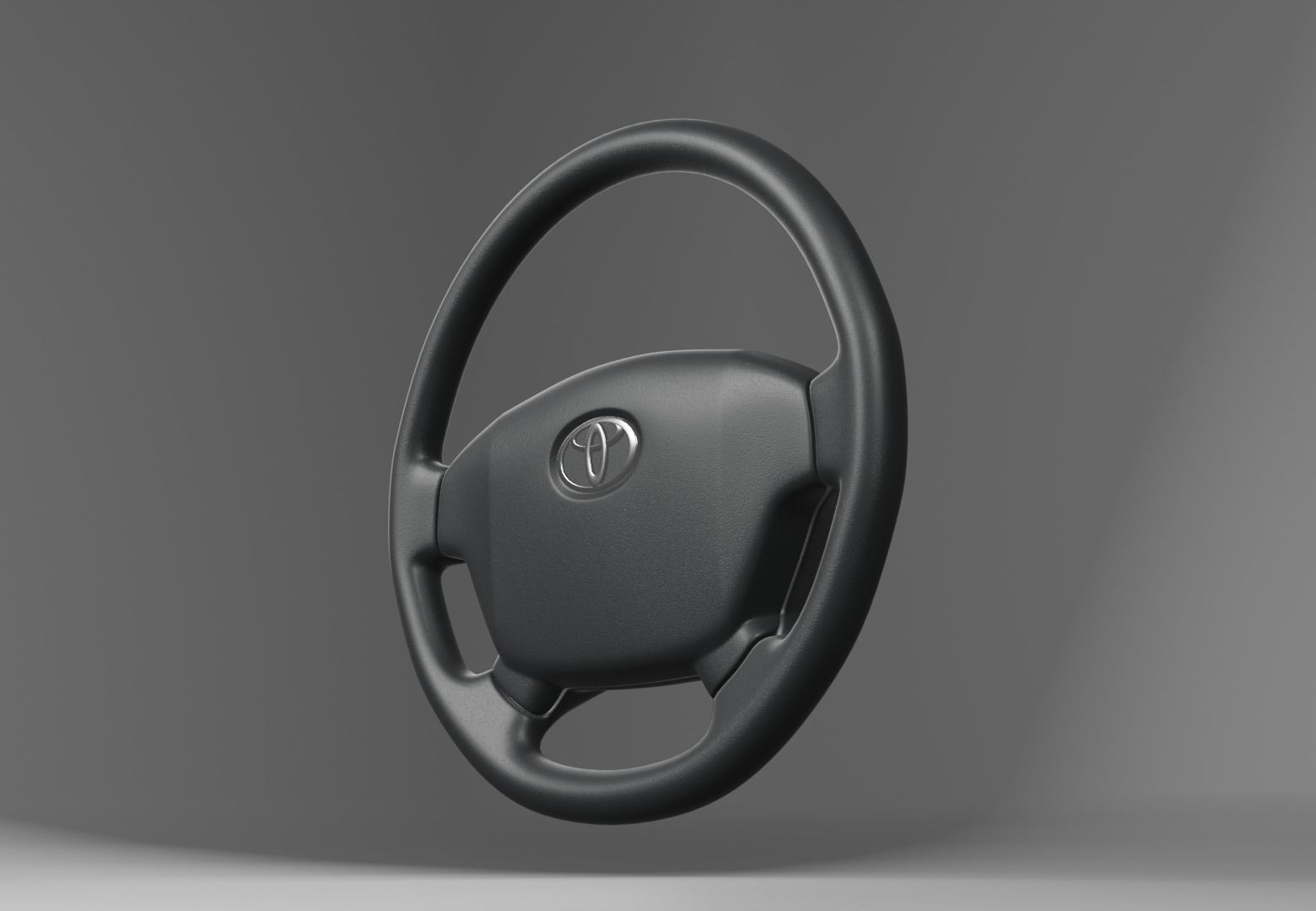 Toyota Steering Wheel 3D model CGTrader