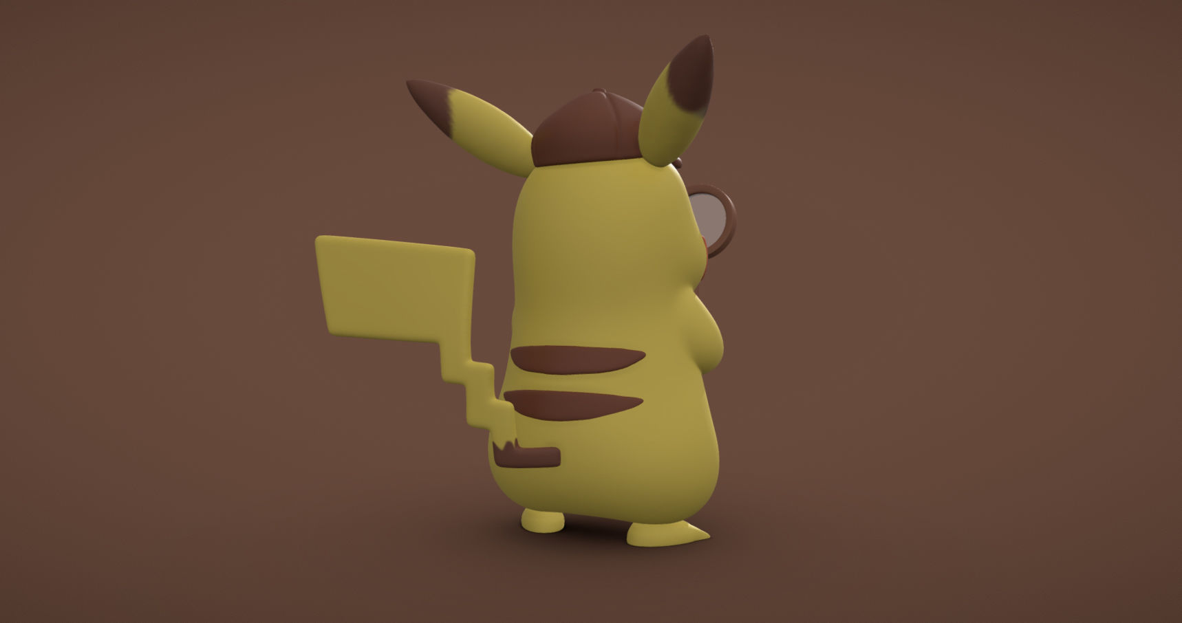 Detective Pikachu - 3D print 3D model 3D printable | CGTrader
