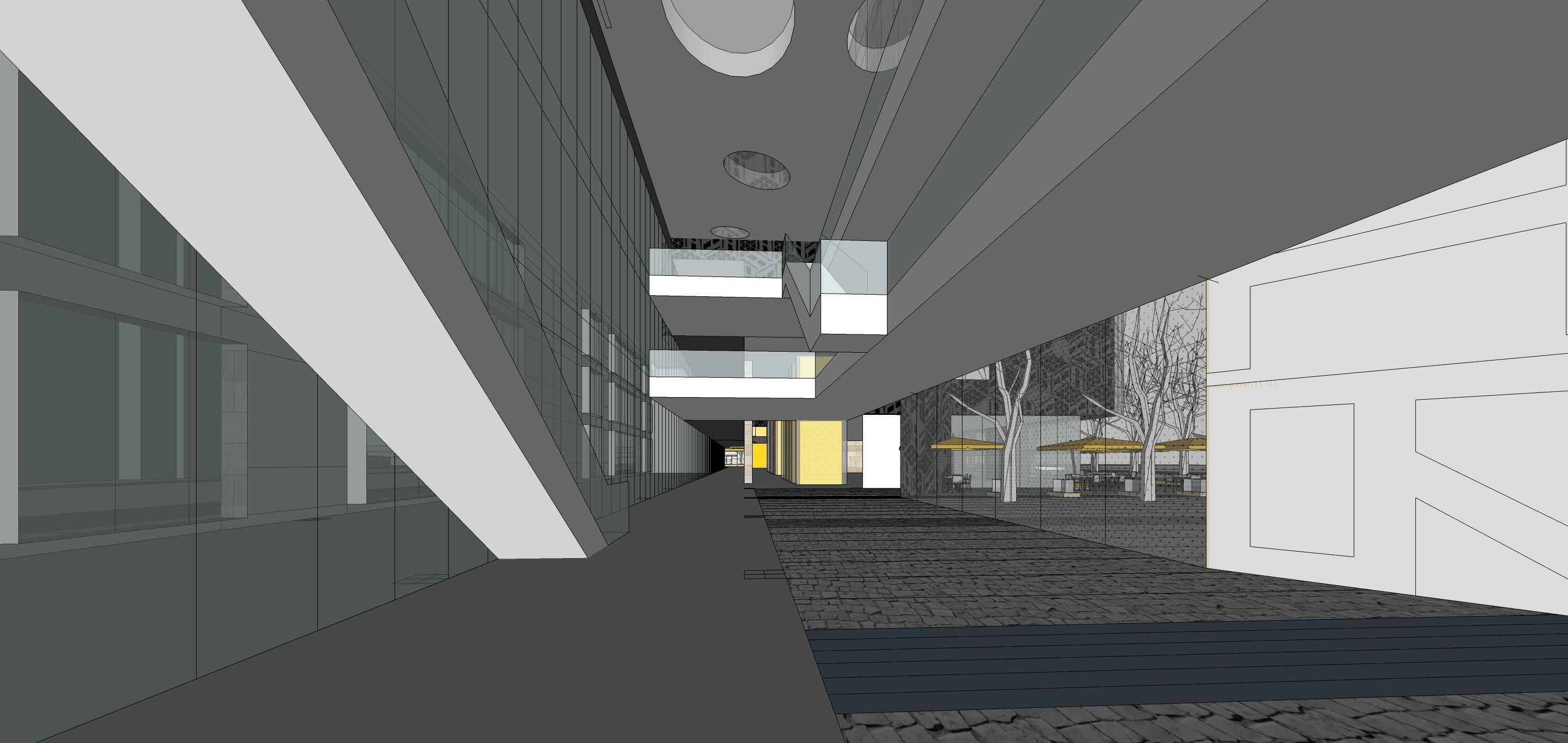 Sketchup Commercial Office Complex K2 3D model | CGTrader
