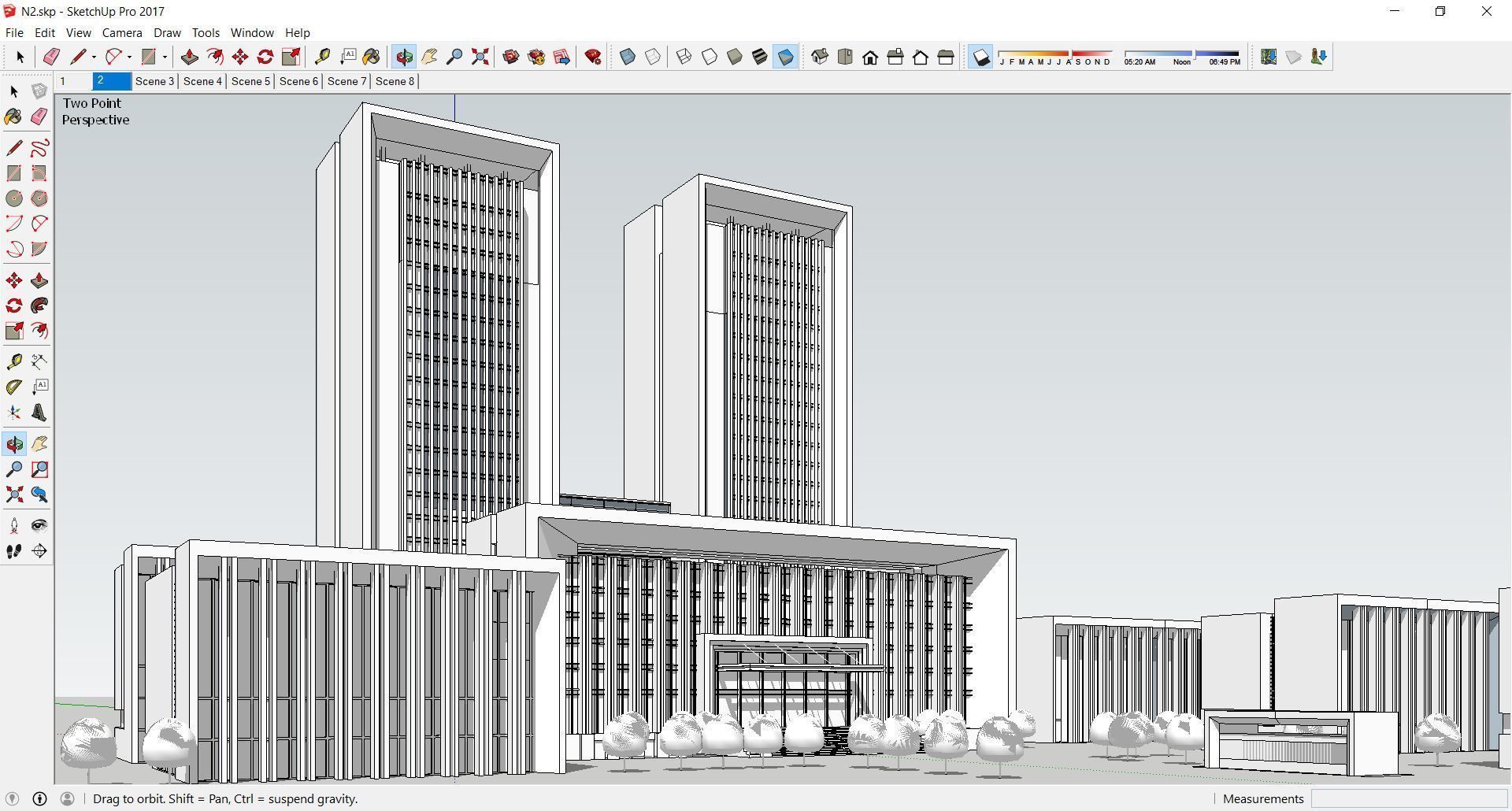 Sketchup Building N2 3D model | CGTrader