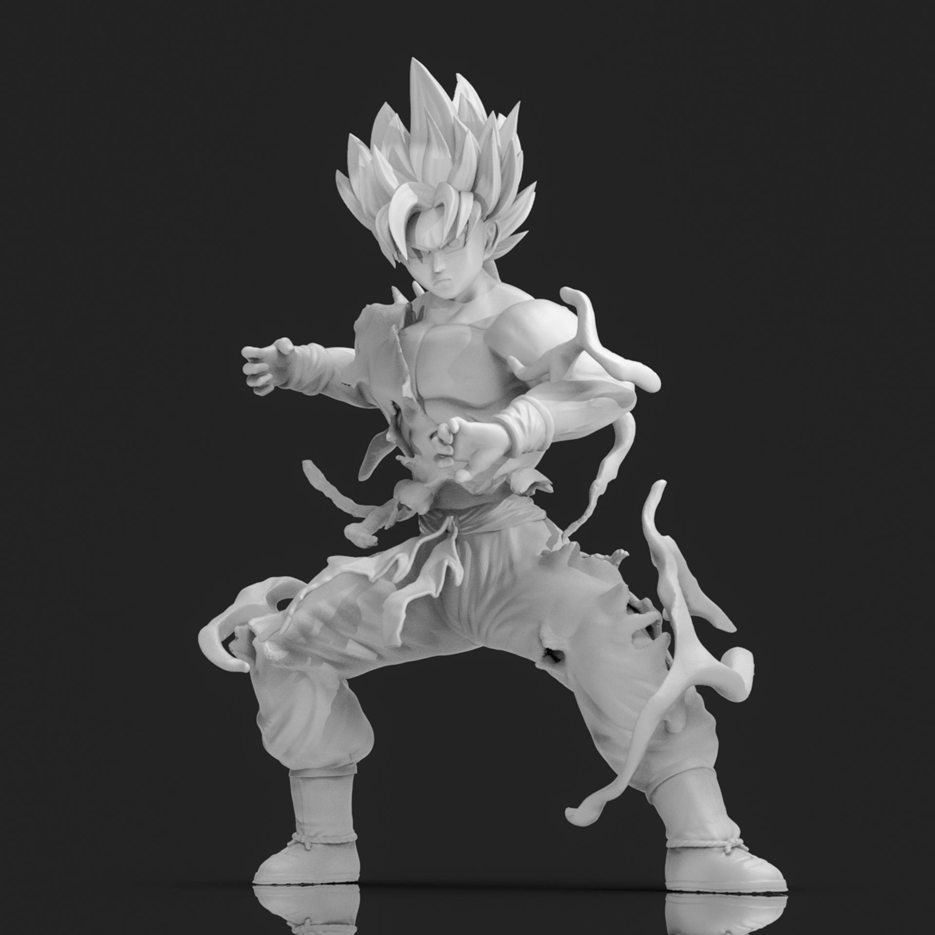 Son GoKu Dragon Ball 3D Printable free 3D model 3D printable | CGTrader