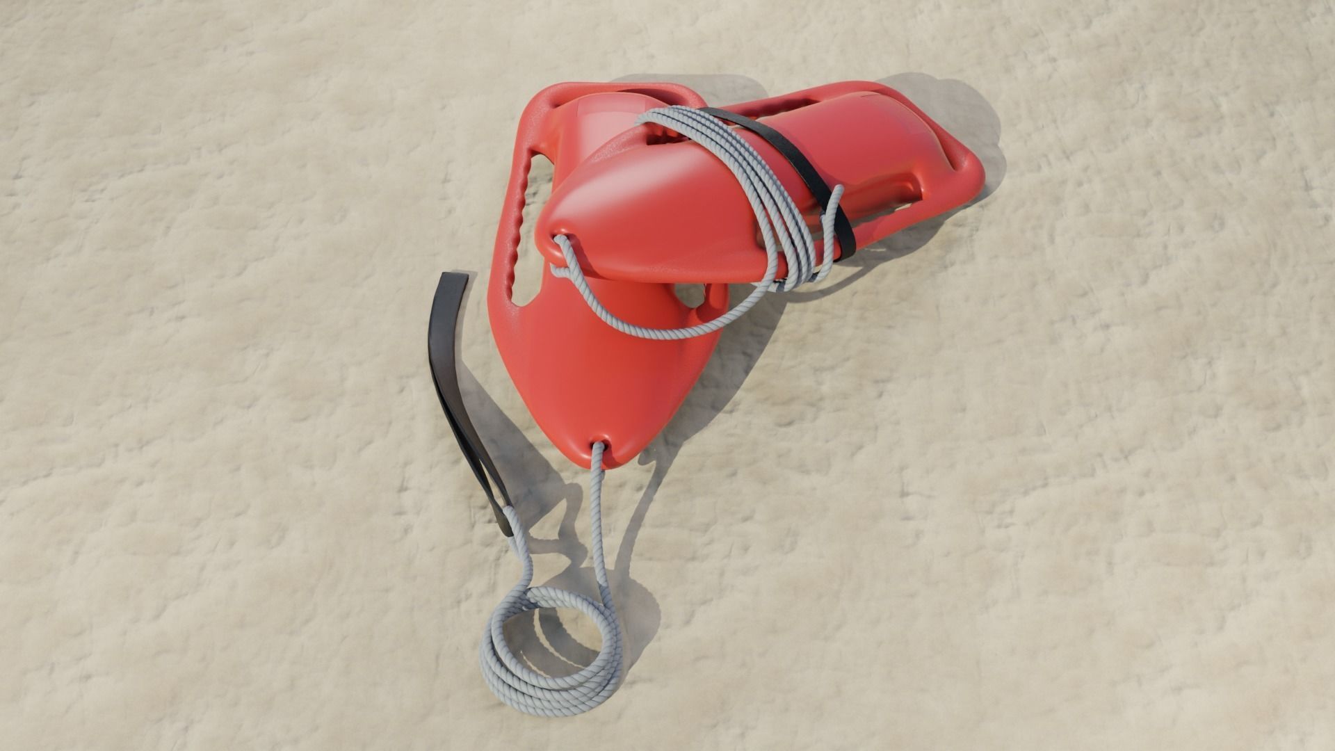lifeguard torpedo buoy 3D model CGTrader