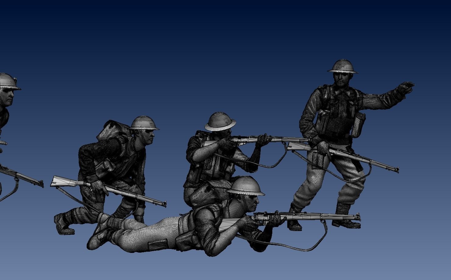 British Soldiers Ww2 3D Model 3D Printable CGTrader British Soldiers Ww2 3D Model 3D Printable CGTrader