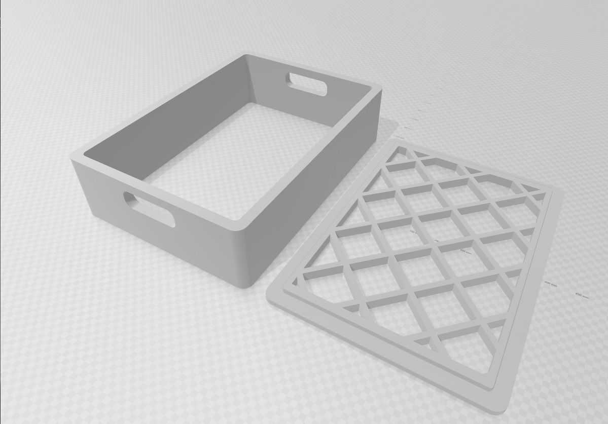 Stackable box 3d print data 3D model 3D printable | CGTrader