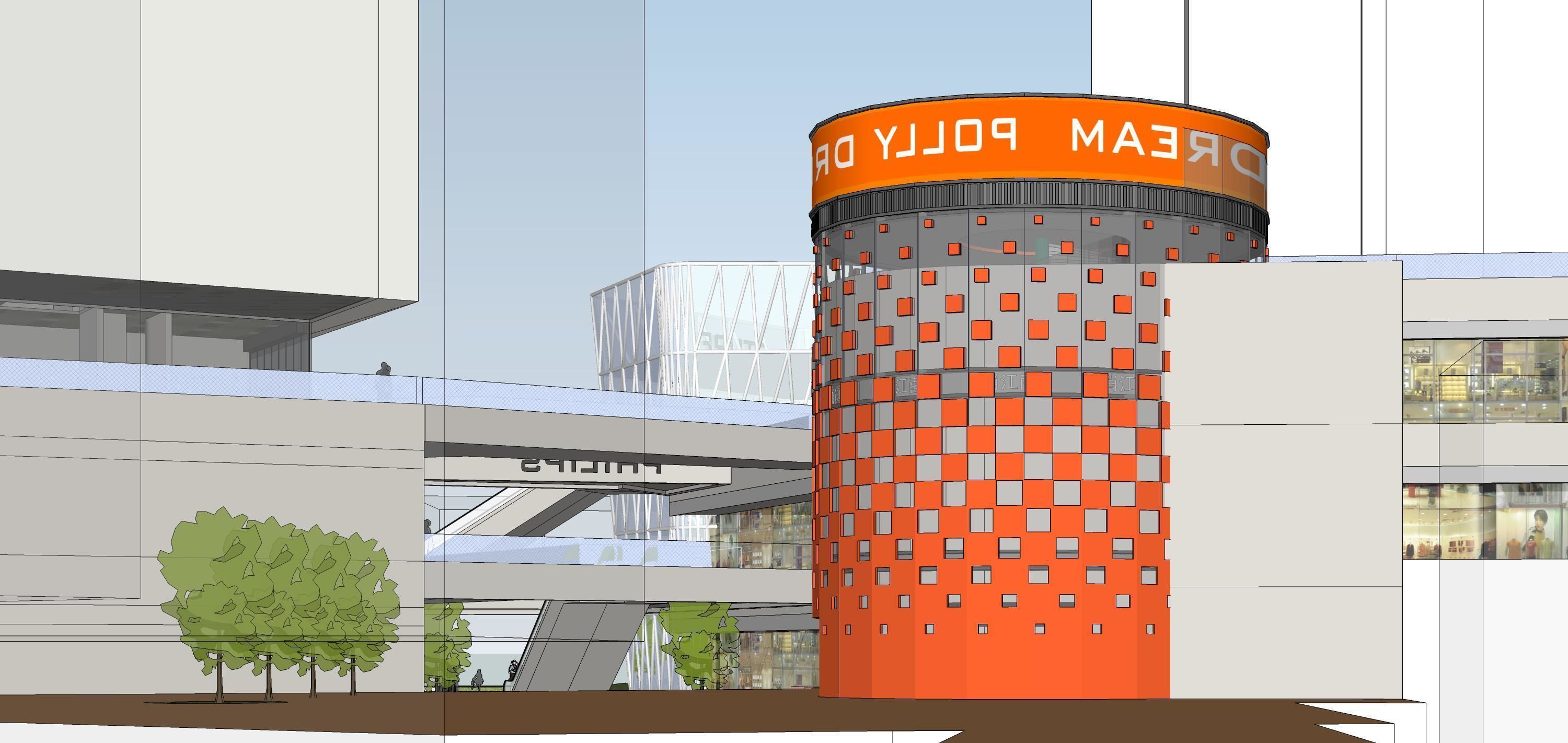 Sketchup Shopping Center V4 3D model | CGTrader