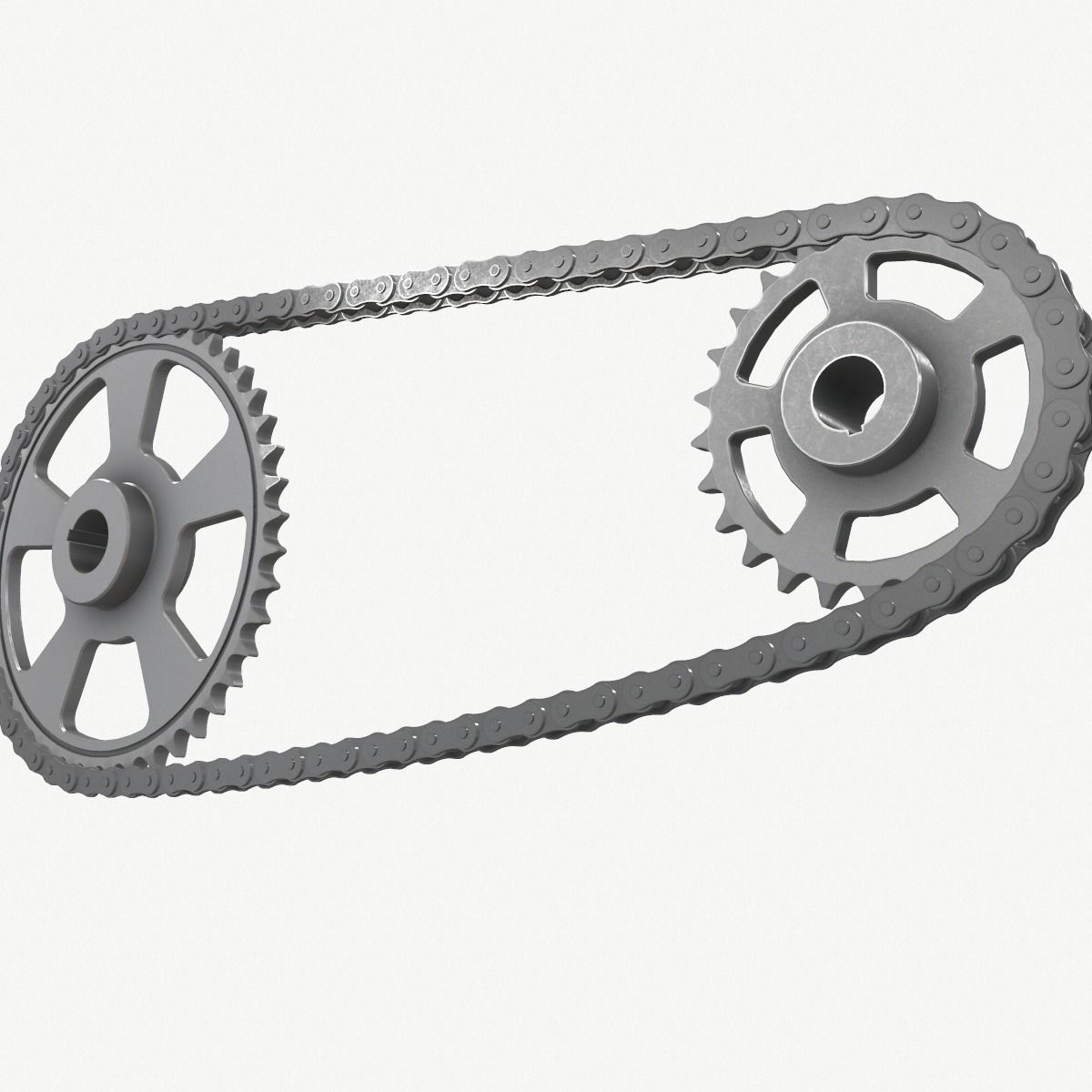 3D model Chain gear VR / AR / lowpoly CGTrader