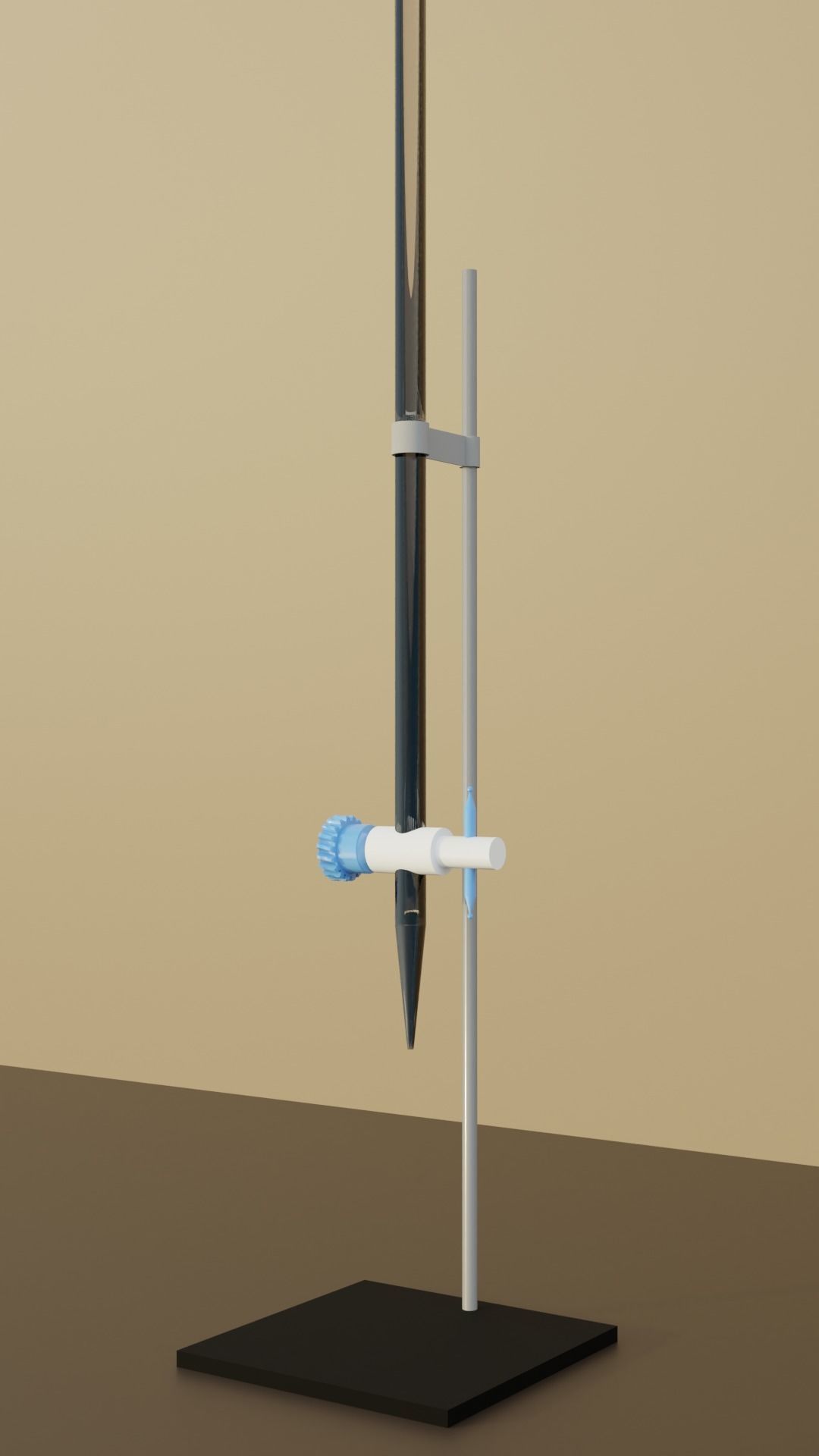 Burette Setup 3D model CGTrader