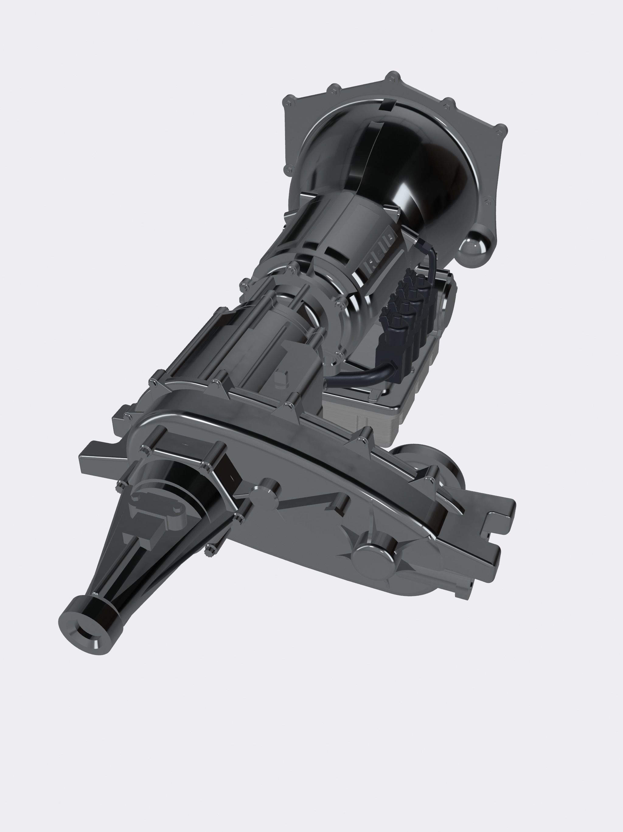 Offroad Lifted Transfer Case Powerglide Assembly GM Style 3D model 3D