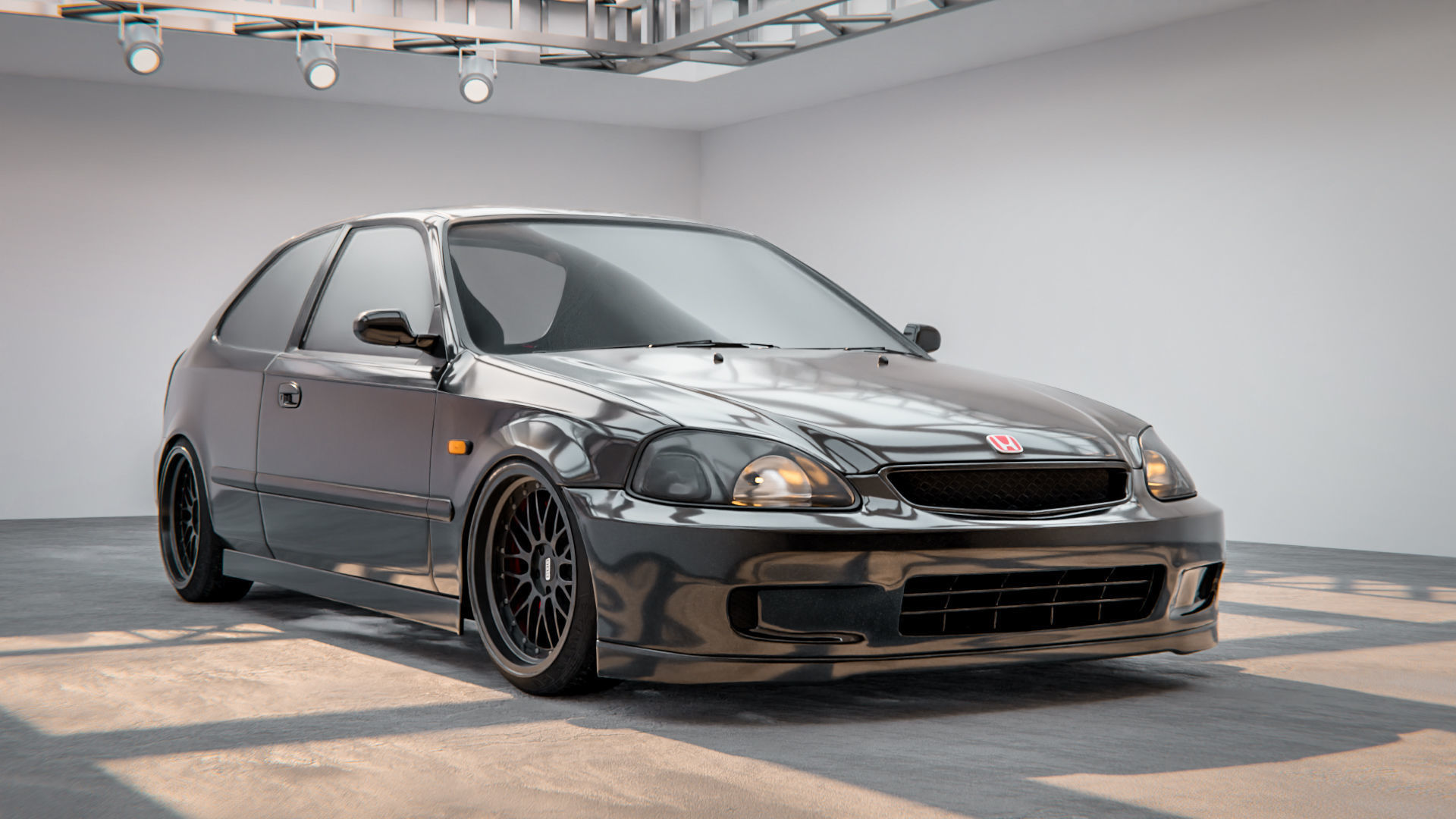 3D model Honda Civic Type R EK9 VR / AR / low-poly | CGTrader