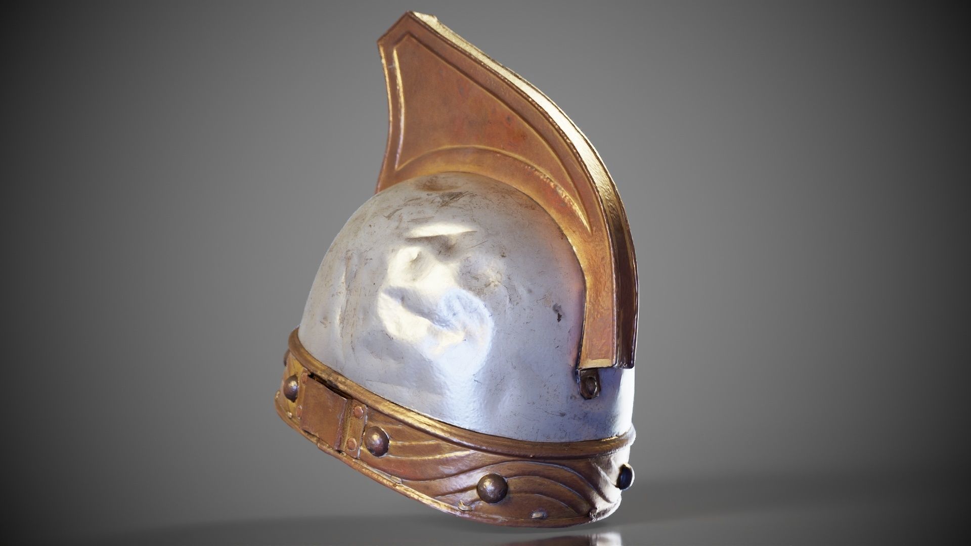 3D model Fin Helmet VR / AR / lowpoly CGTrader